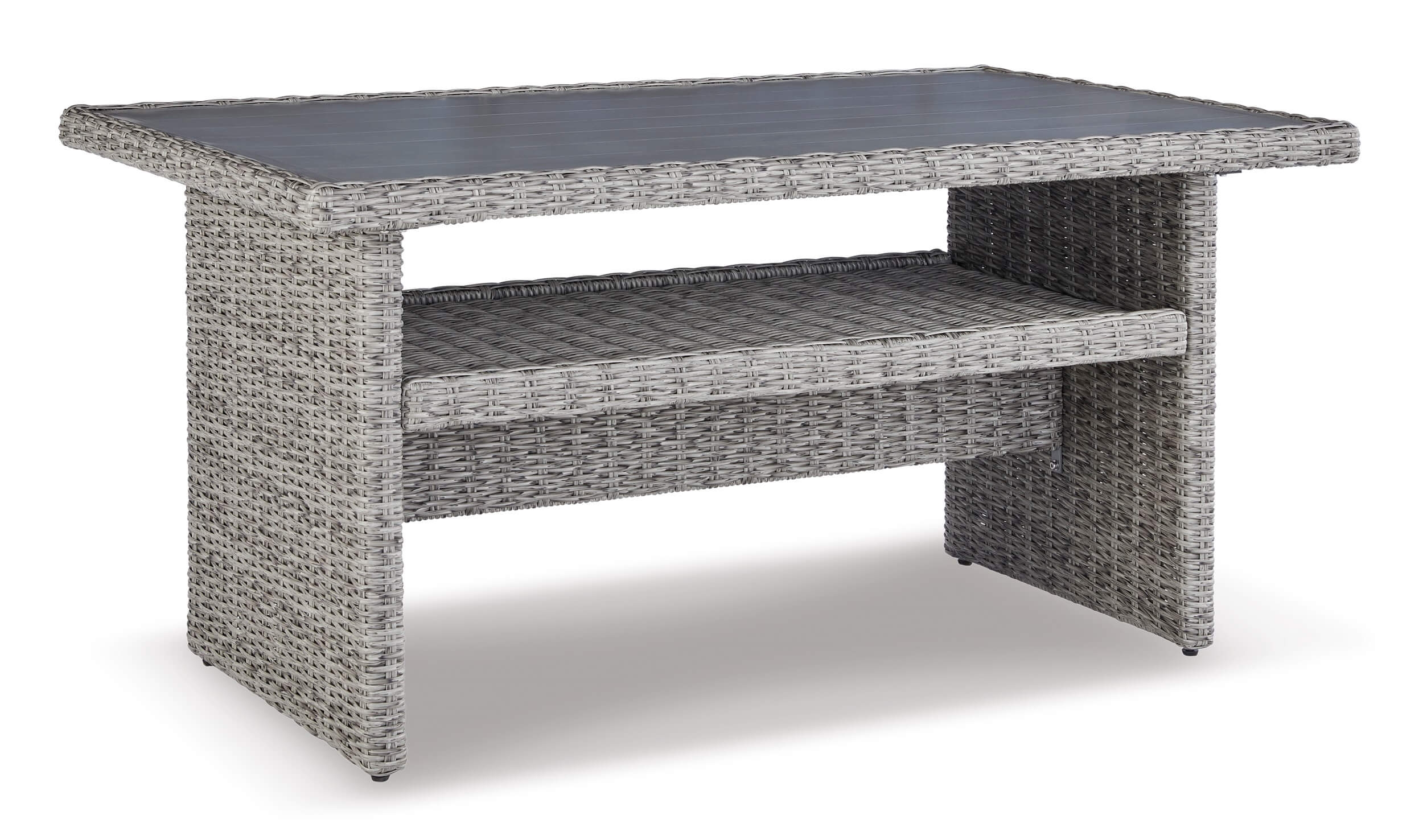 Naples Beach Outdoor Nuvella Fabric/Resin Wicker Set