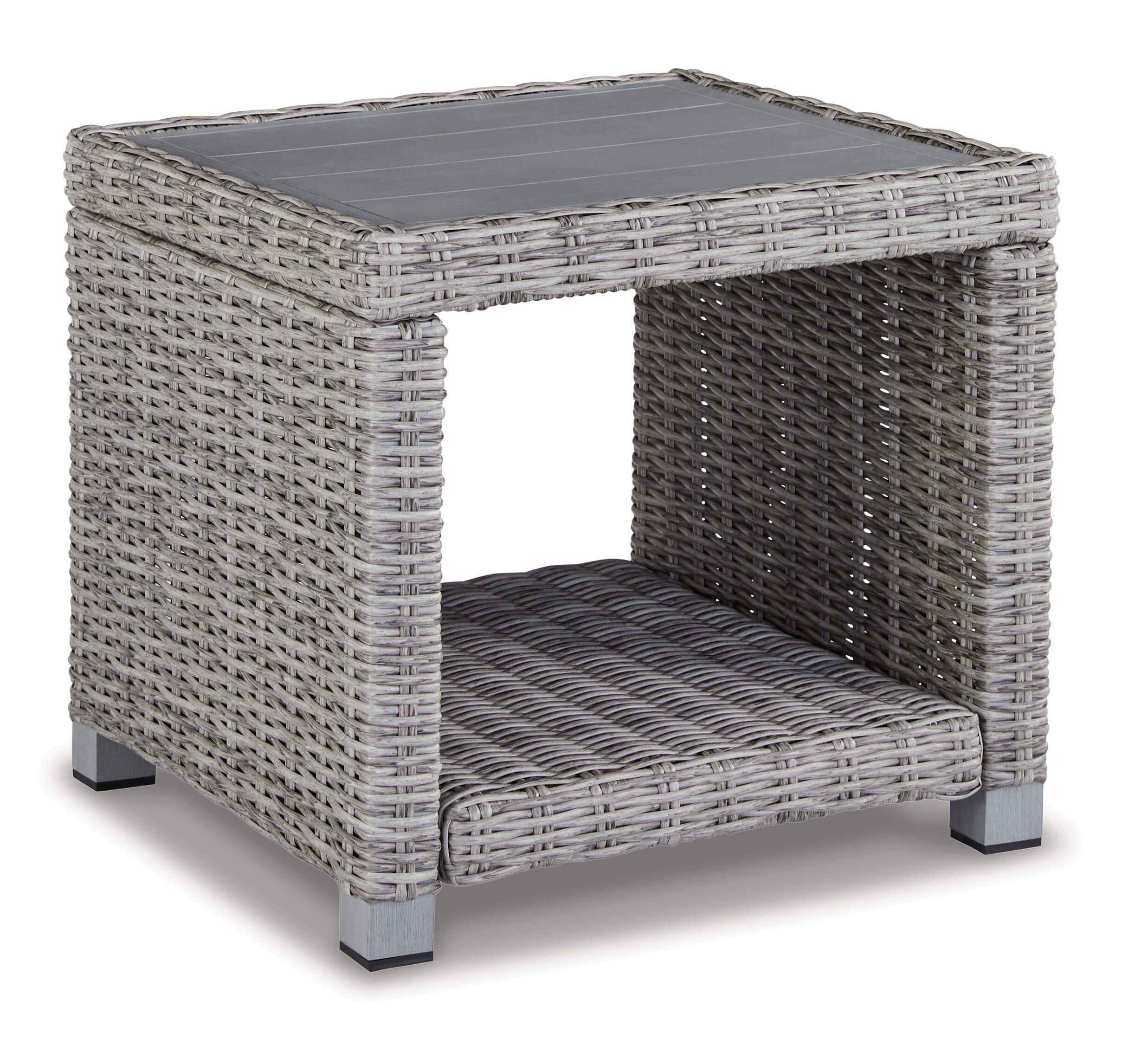 Naples Beach Outdoor Nuvella Fabric/Resin Wicker Set