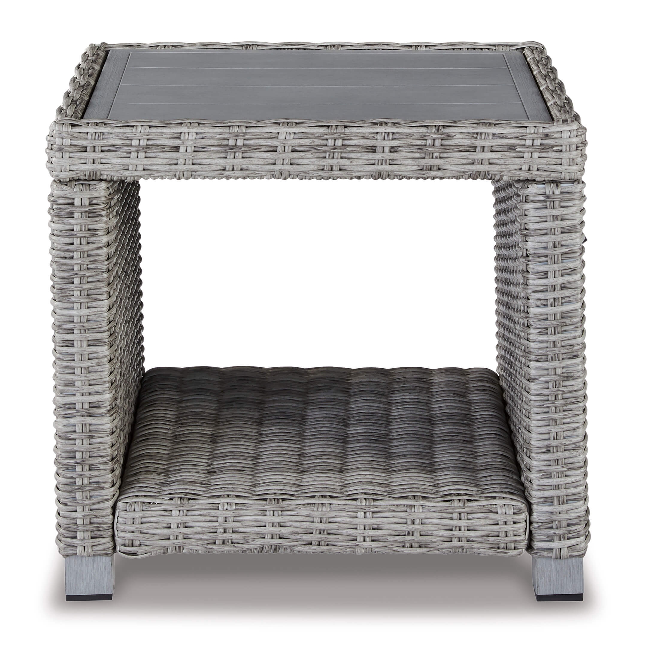 Naples Beach Outdoor Resin Wicker End Table