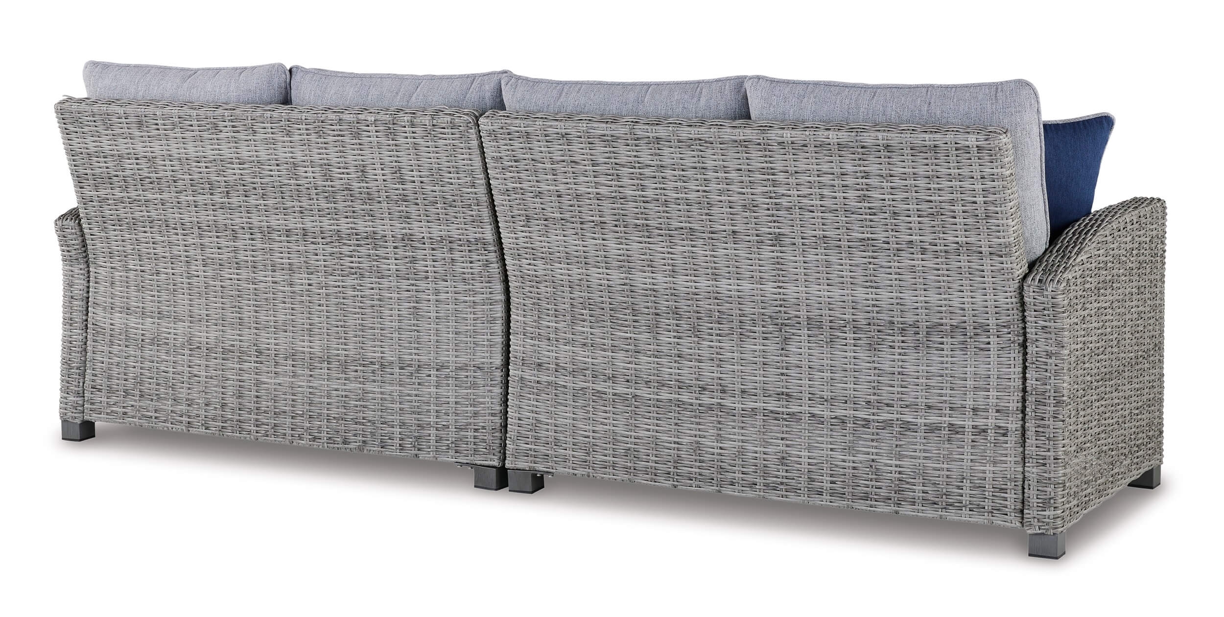 Naples Beach Outdoor Nuvella Fabric/Resin Wicker Set