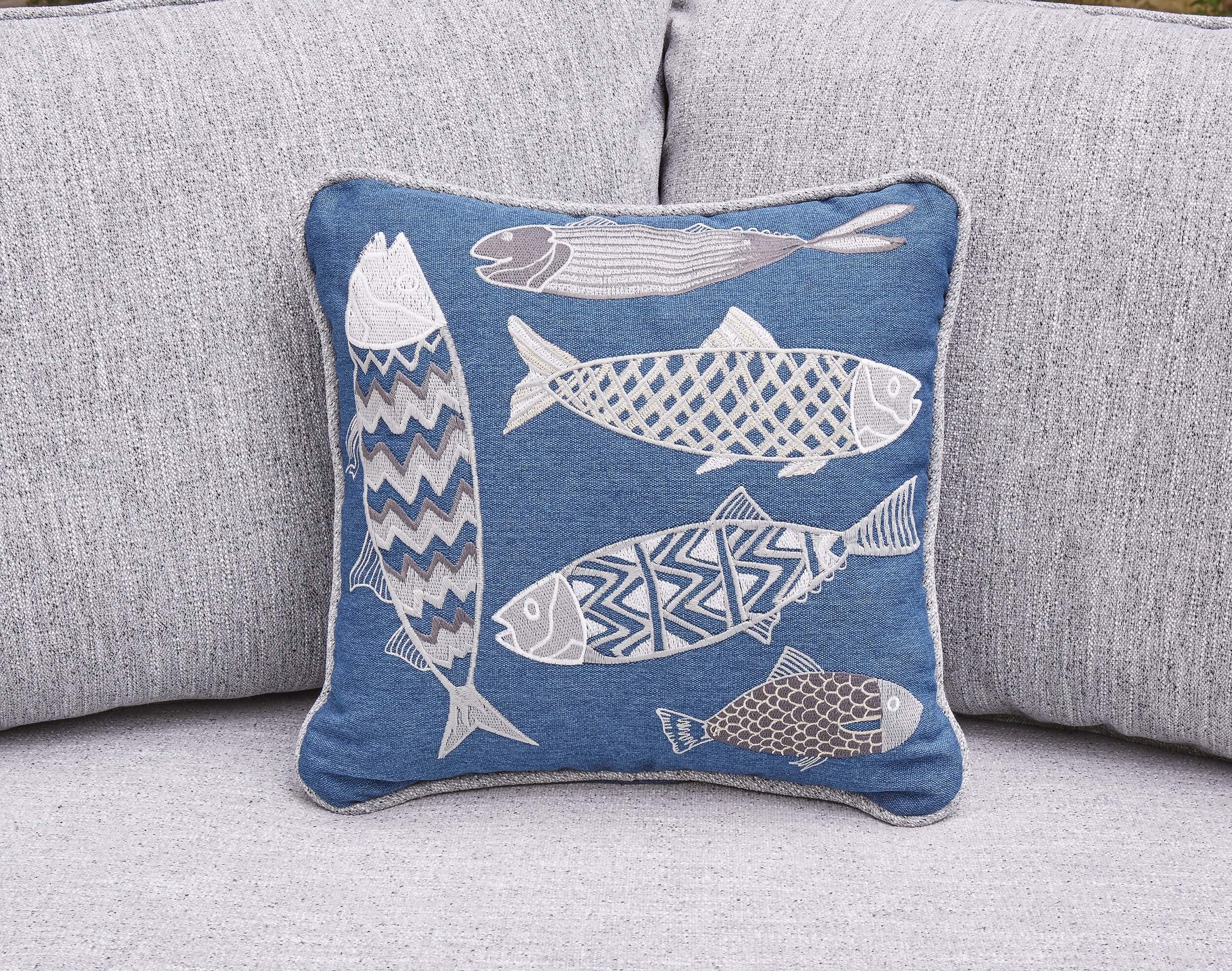 Naples Beach Outdoor Nuvella Fabric/Resin Wicker Corner w/Cushion