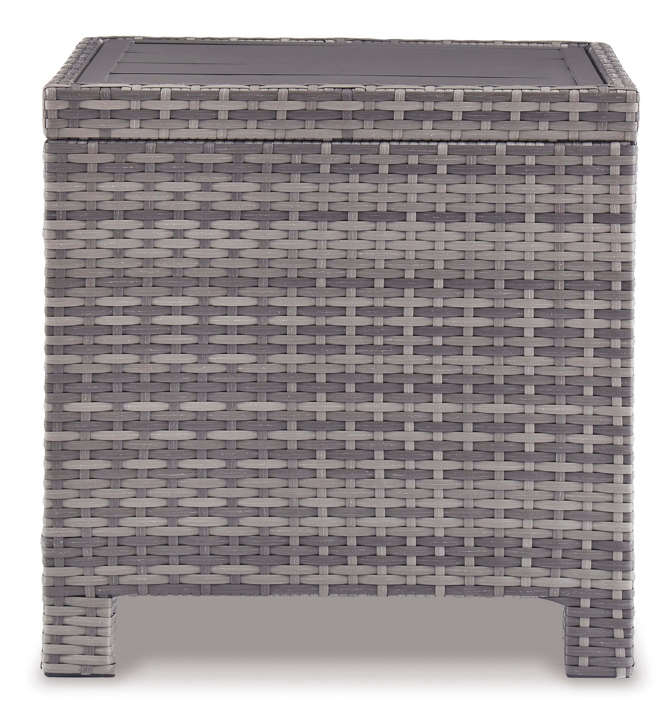 Salem Beach Outdoor Resin Wicker Square End Table