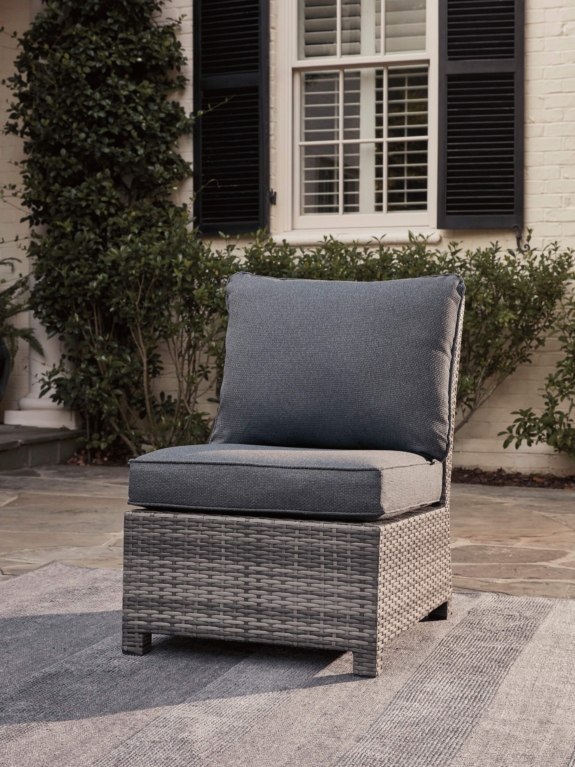 Salem Beach Outdoor Nuvella Fabric/Resin Wicker Set