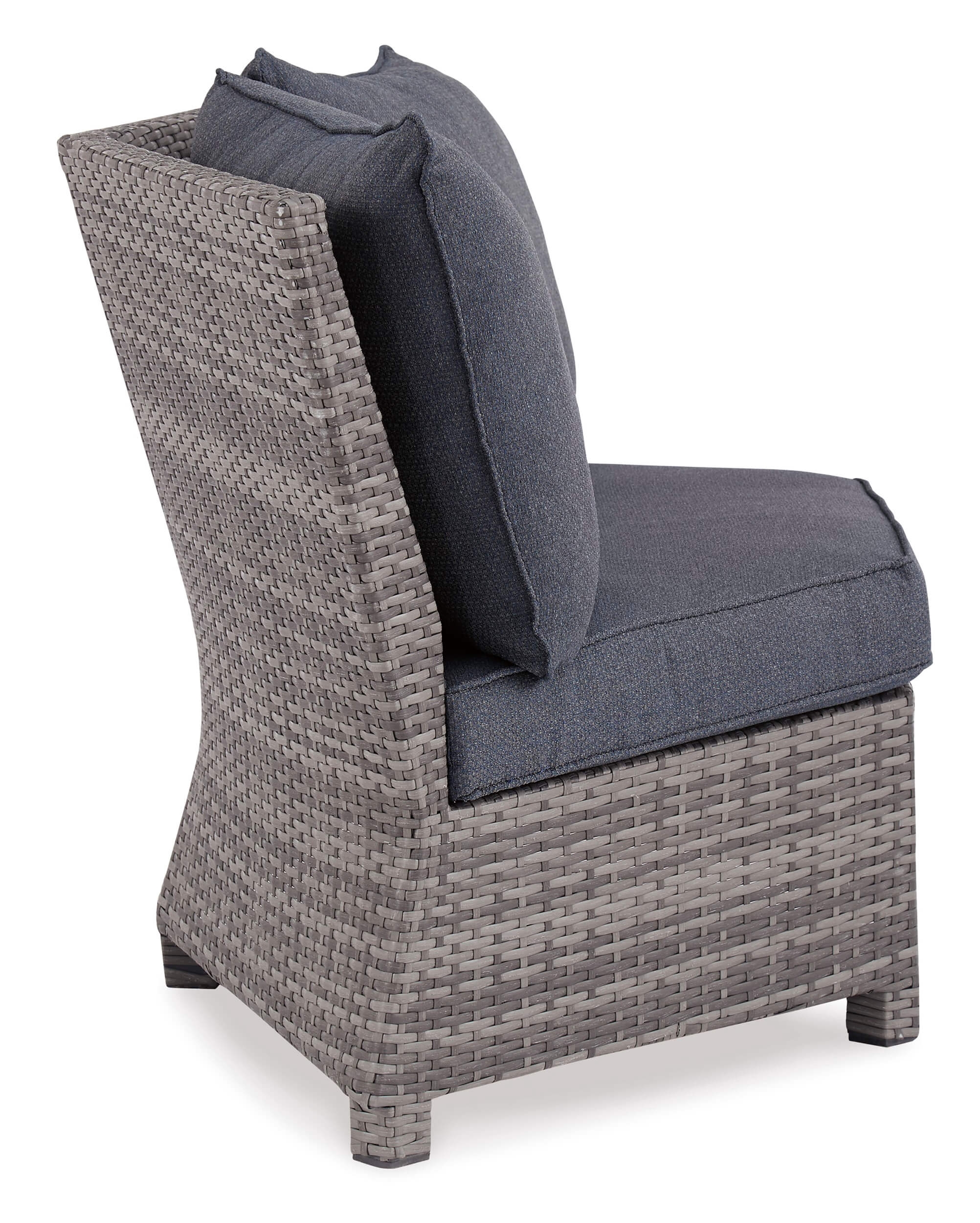 Salem Beach Outdoor Nuvella Fabric/Resin Wicker Sectional Sofa