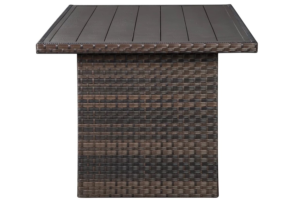 Ashley SM Easy Isle Resin/Fabric Outdoor Dining Set