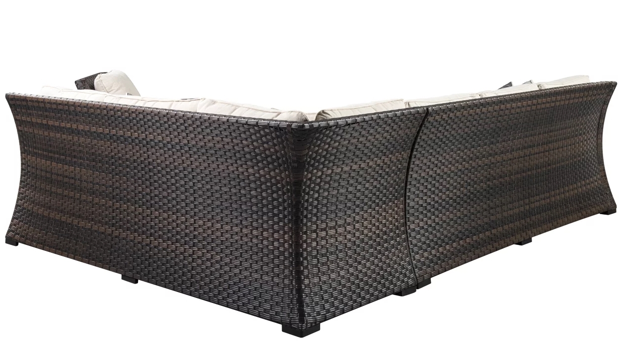 Ashley Easy Isle Resin/Fabric Sectional Sofa Back