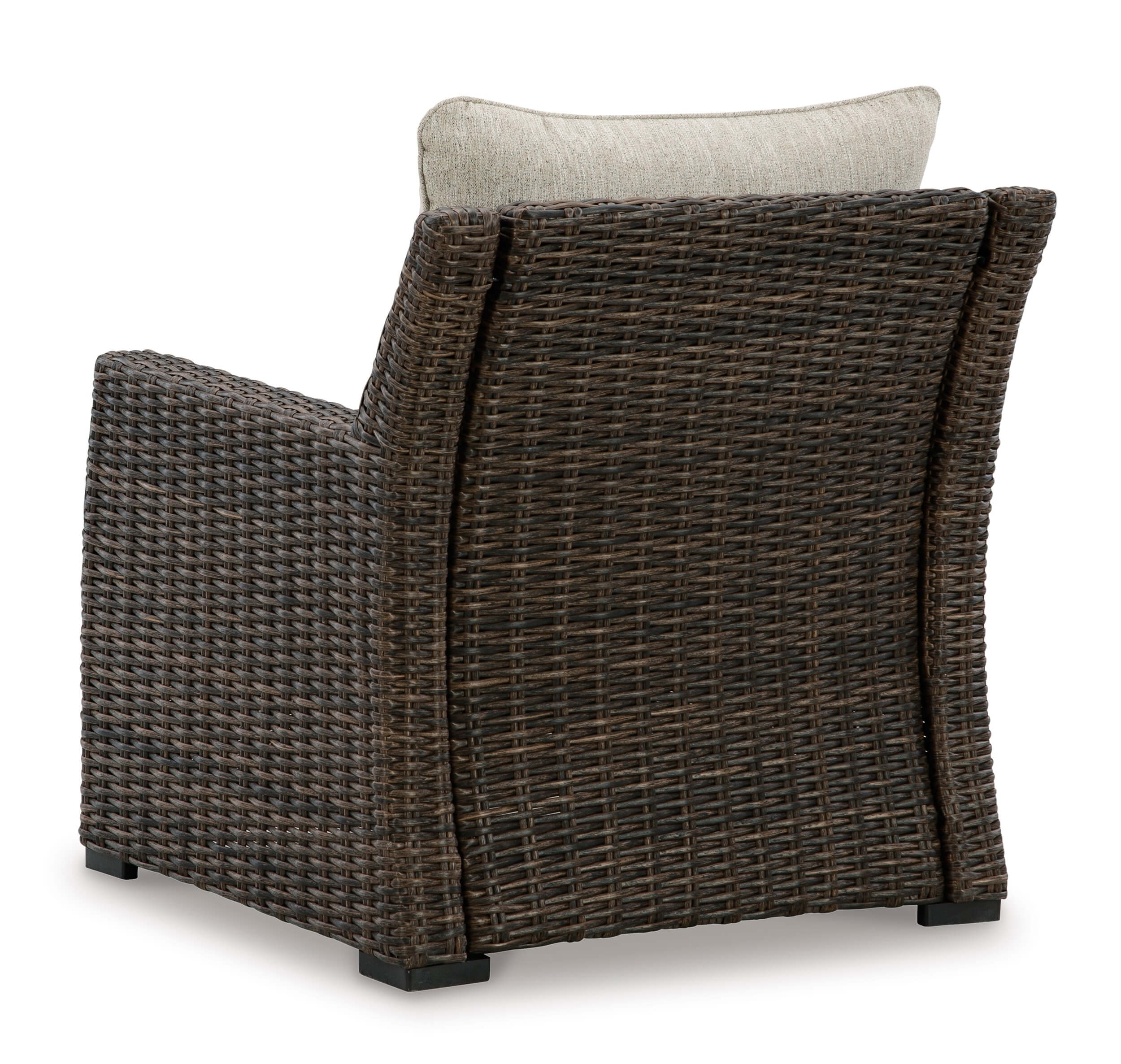 Brook Ranch Outdoor Nuvella Fabric/Resin Wicker Lounge Chair