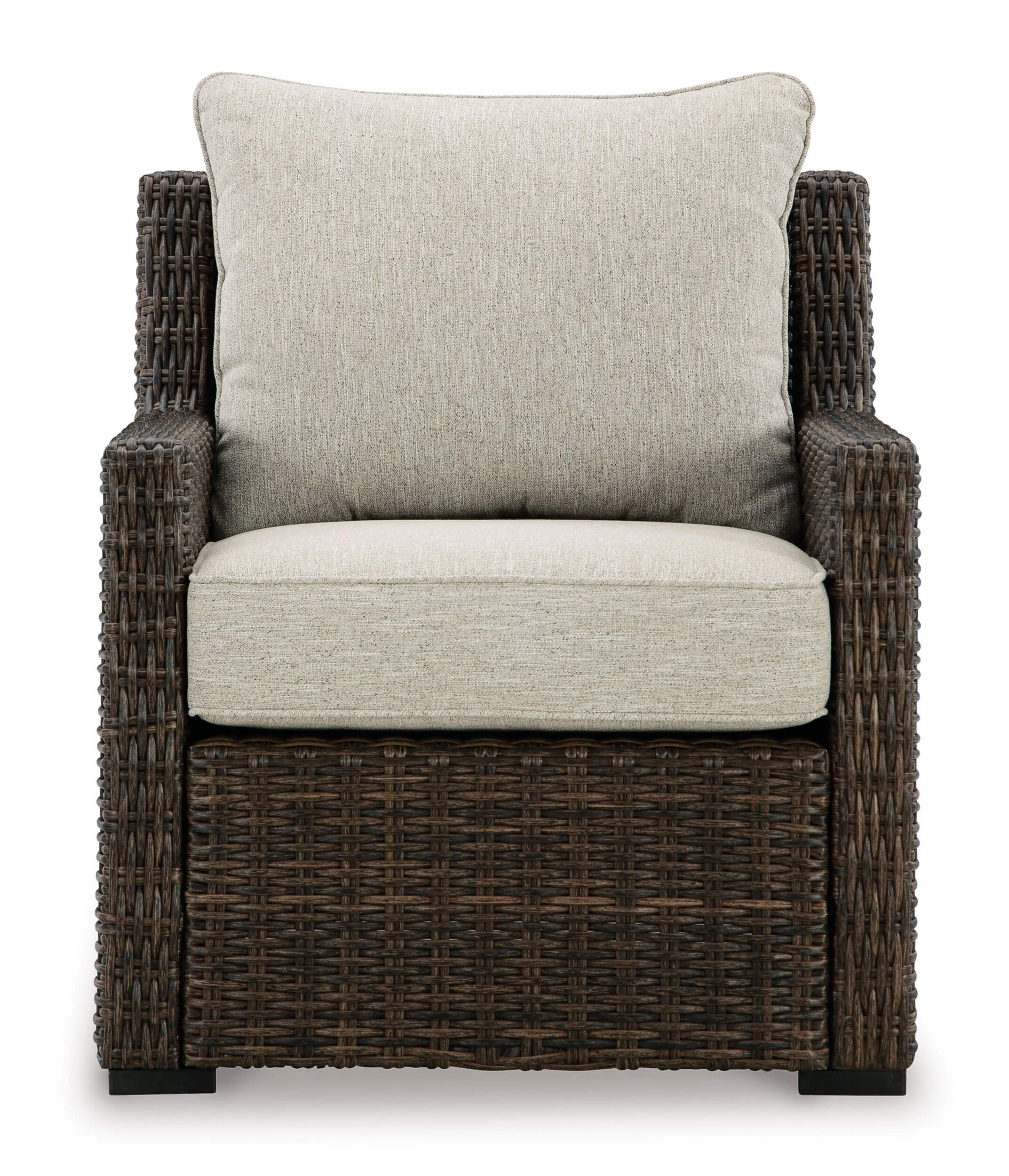 Brook Ranch Outdoor Nuvella Fabric/Resin Wicker Lounge Chair