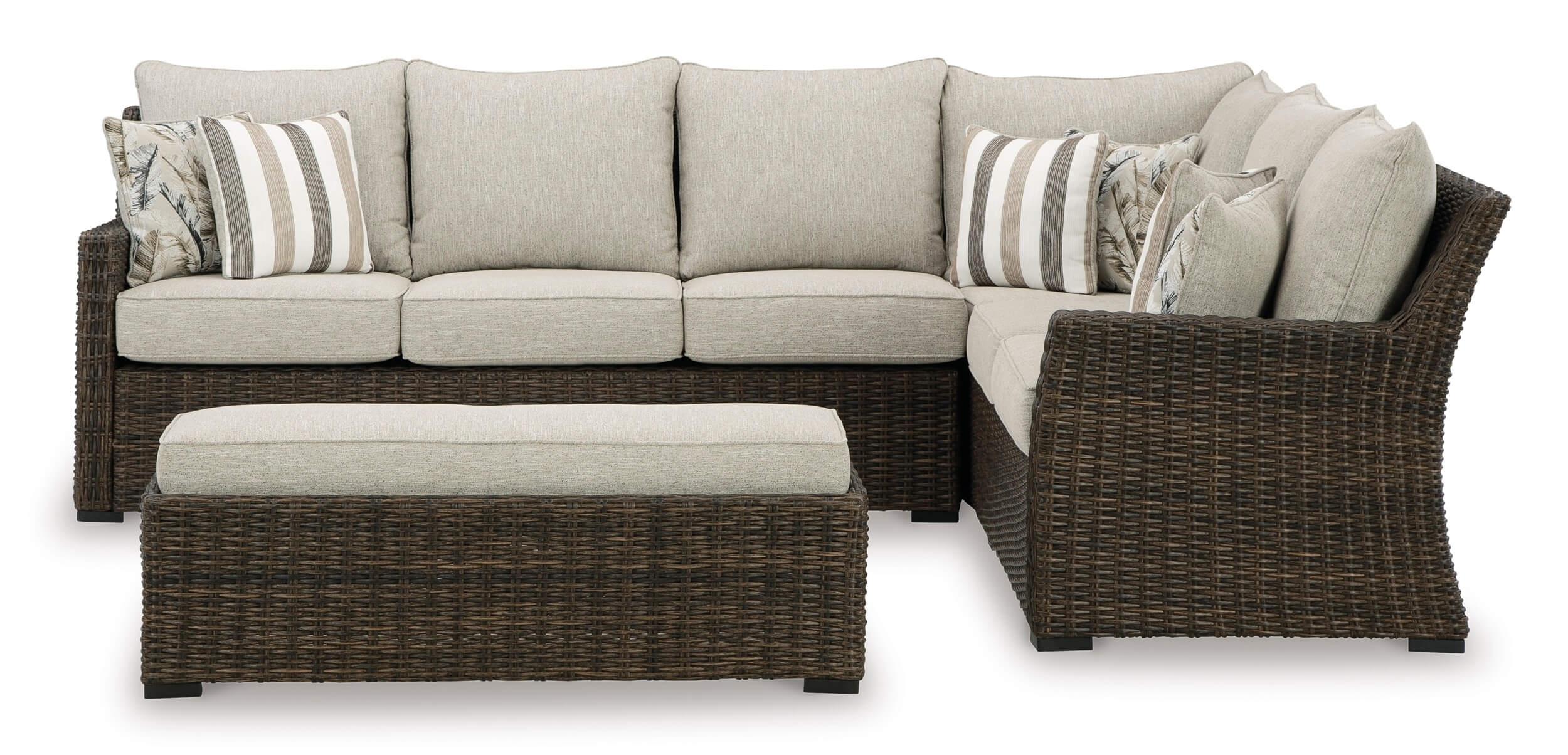 Brook Ranch 3-Piece Outdoor Sectional Set