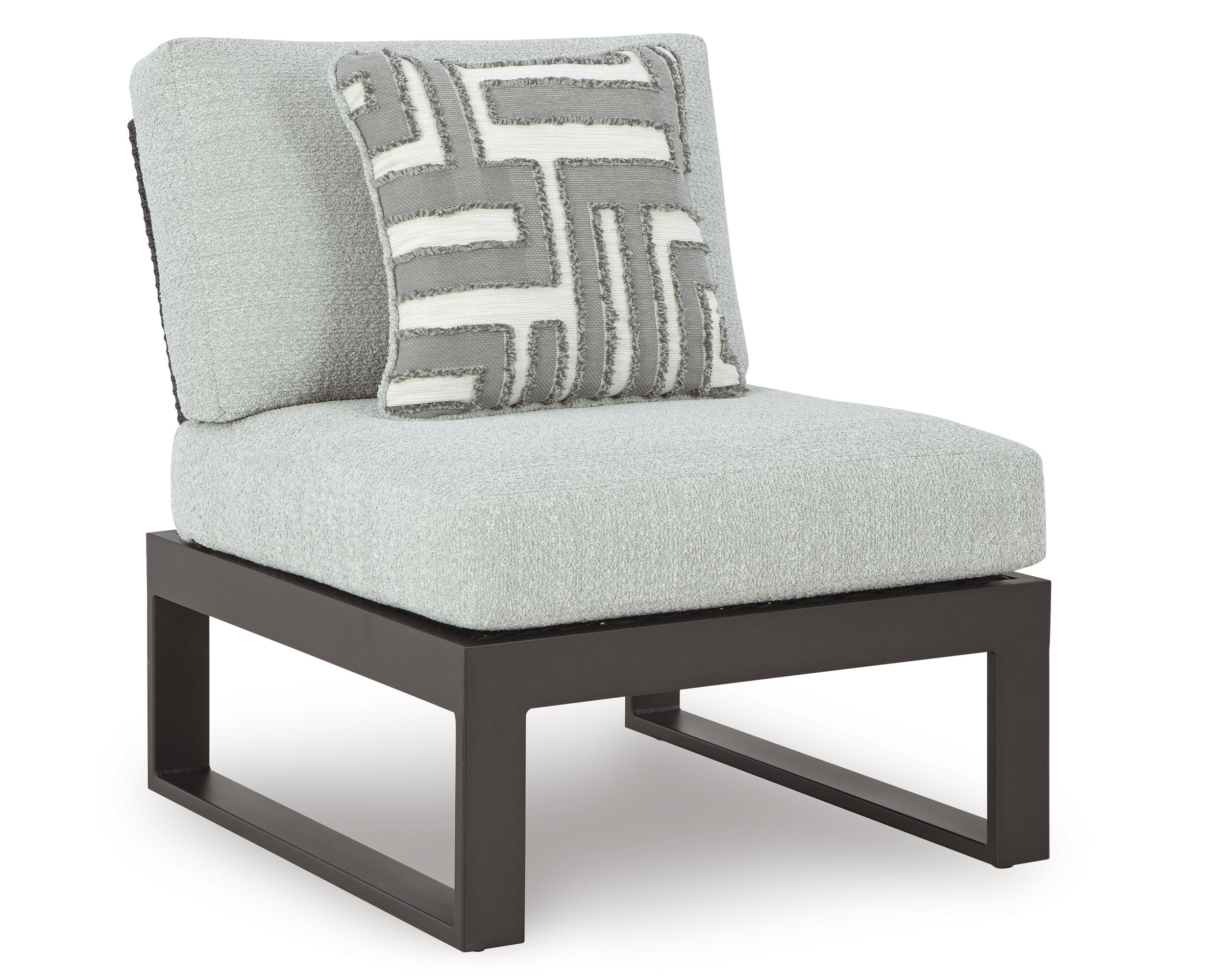 Beachloft Polyester/Aluminum 3-Piece Outdoor Modular Sofa