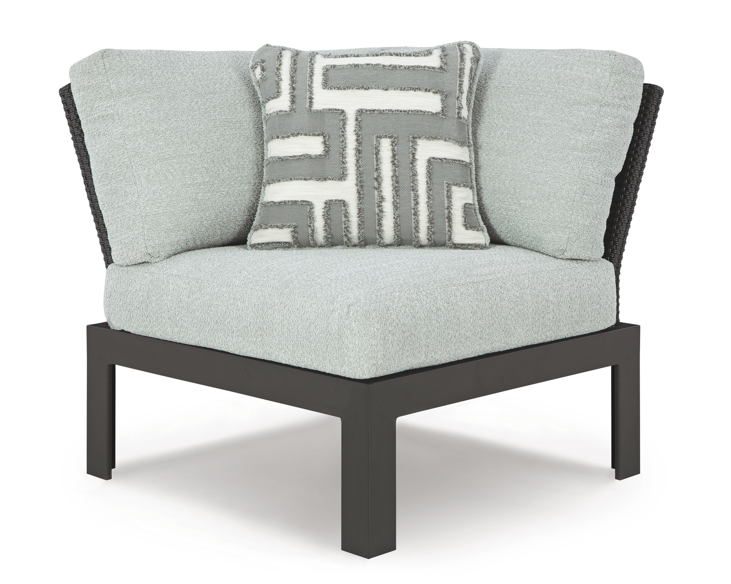 Beachloft Polyester/Aluminum 5-Piece Outdoor Modular Sectional
