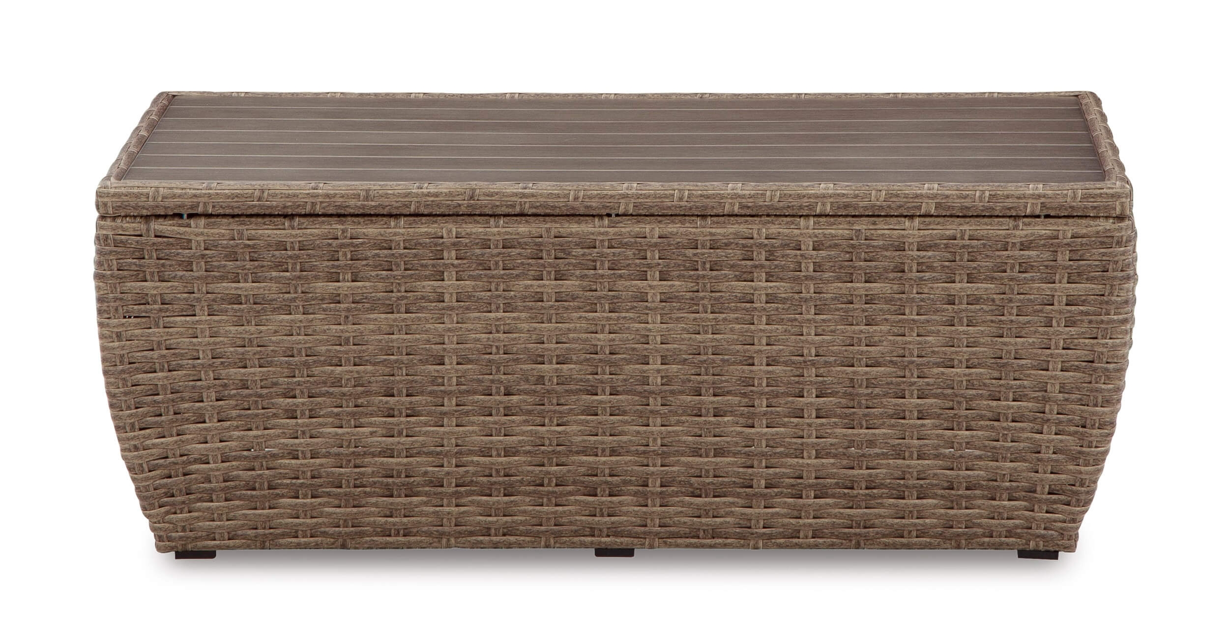 Sandy Bloom Outdoor Nuvella Fabric/Resin Wicker Set w/Pillows