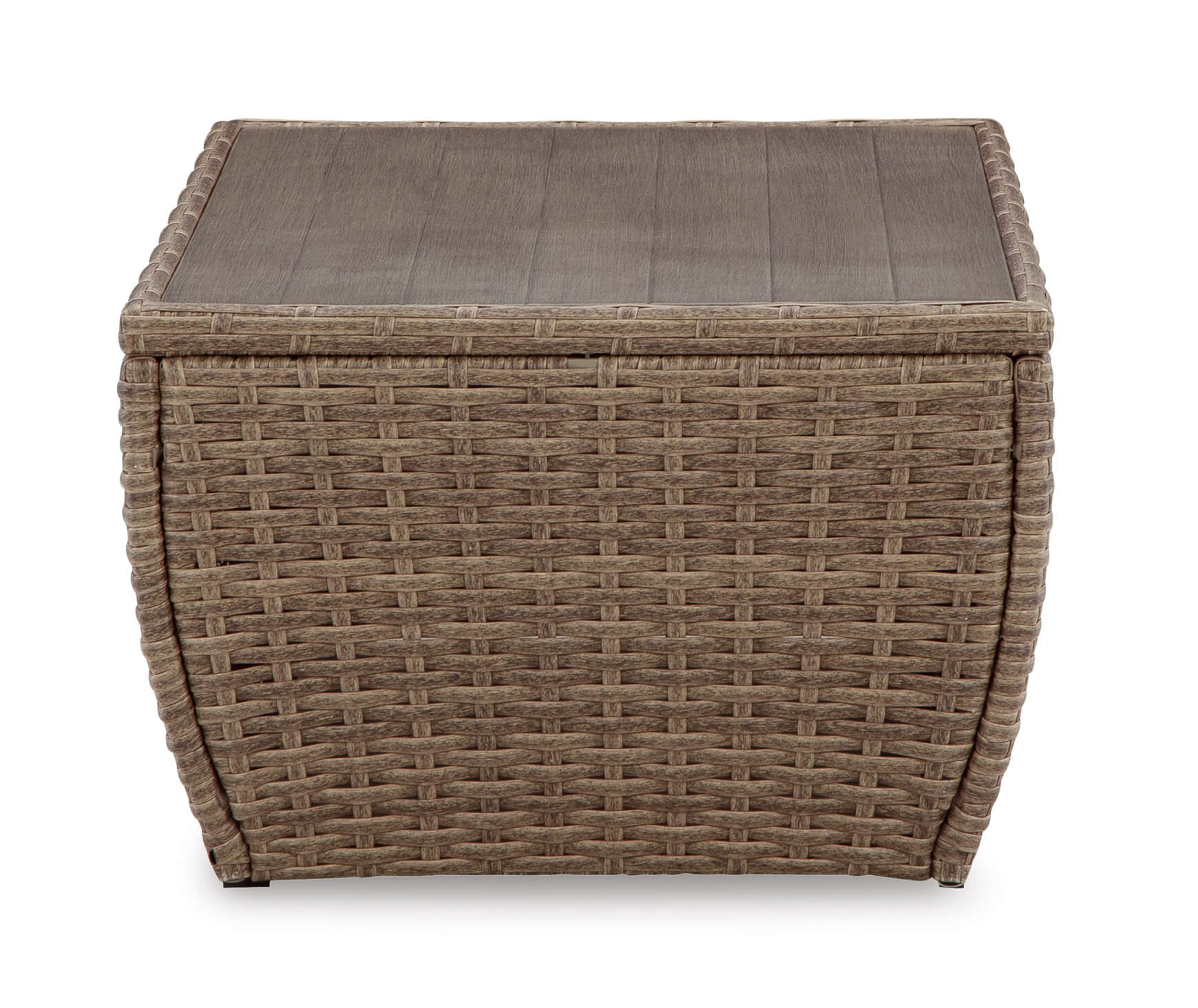 Sandy Bloom Outdoor Resin Wicker Coffee Table