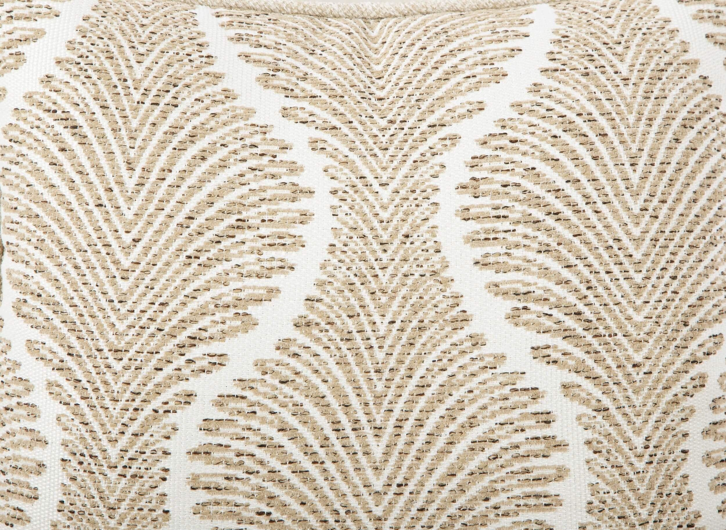Sandy Bloom Outdoor Nuvella Fabric/Resin Wicker Set w/Pillows