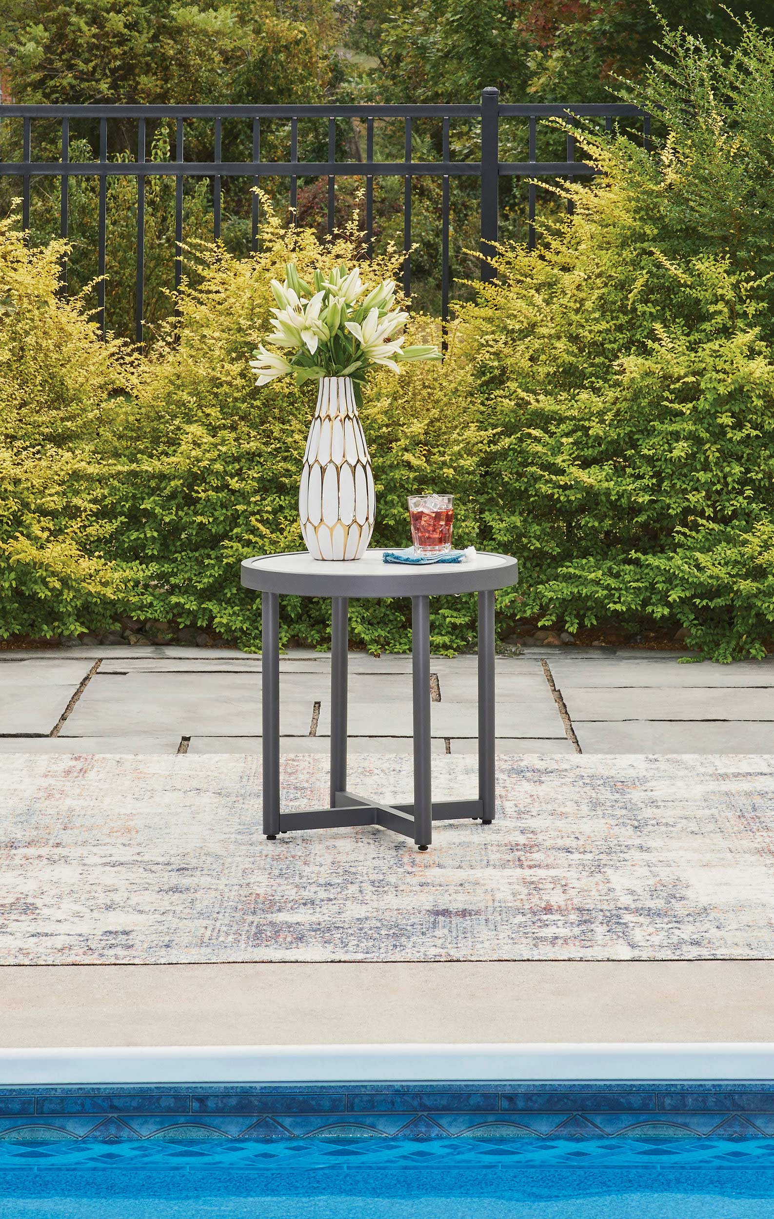 Ocean Beach Aluminum/Polyester Patio Set