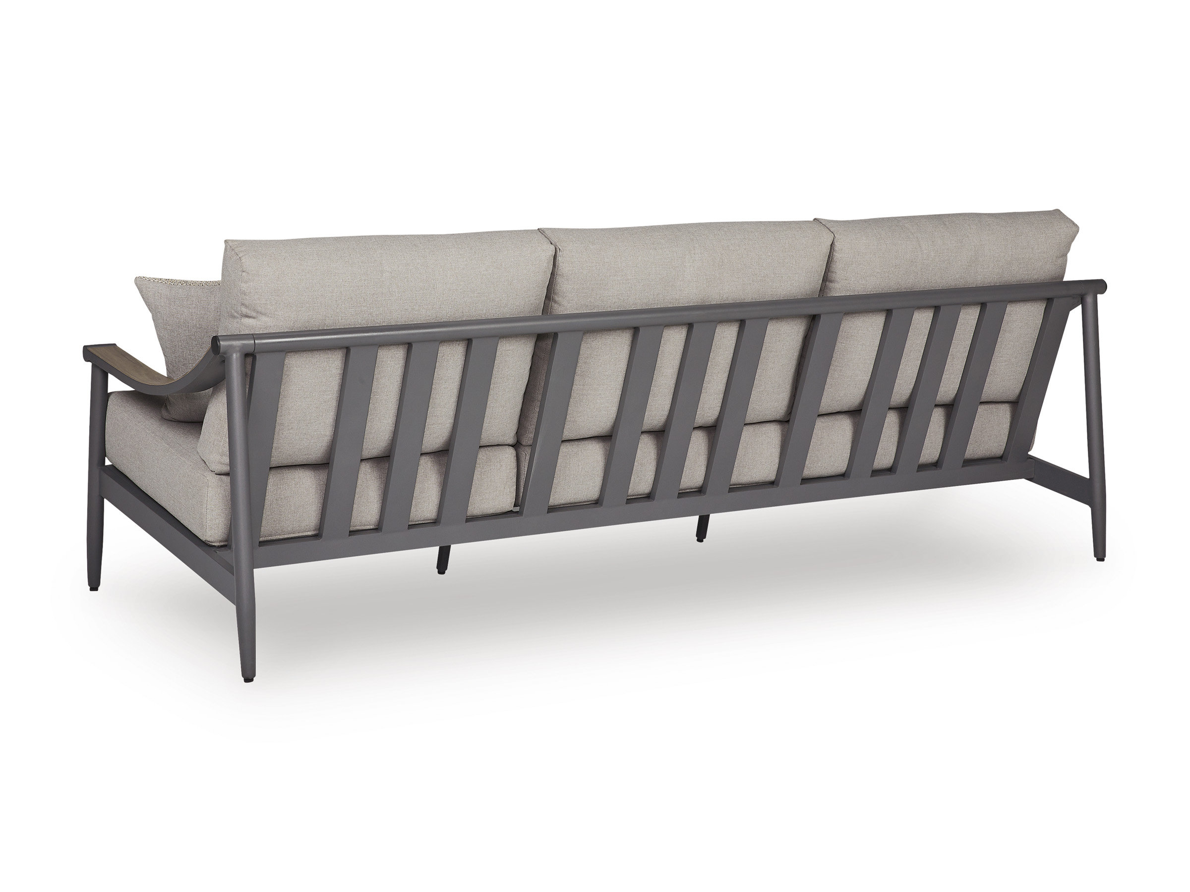 Ocean Beach Aluminum/Polyester Sofa with Cushion