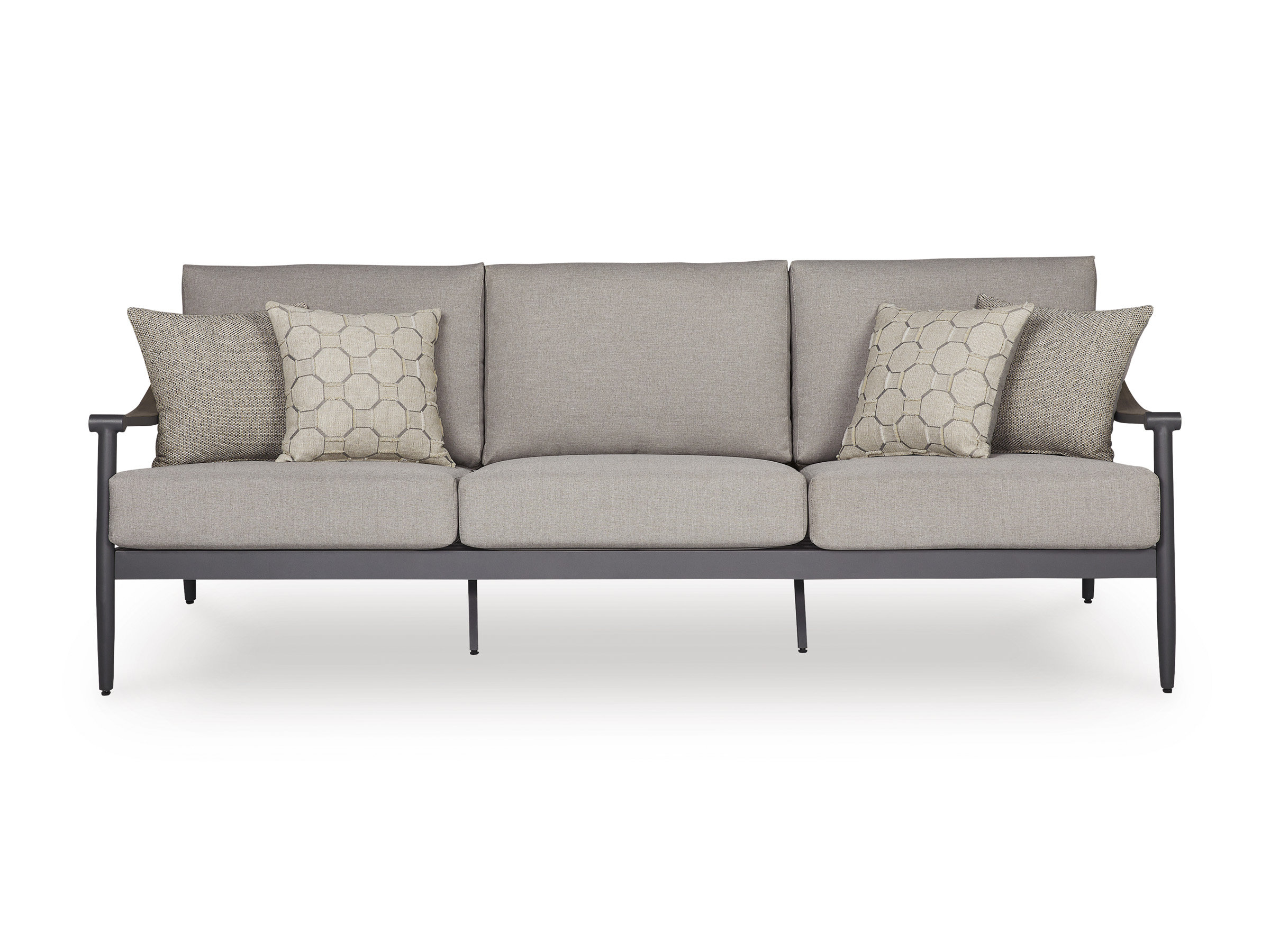 Ocean Beach Aluminum/Polyester Sofa with Cushion