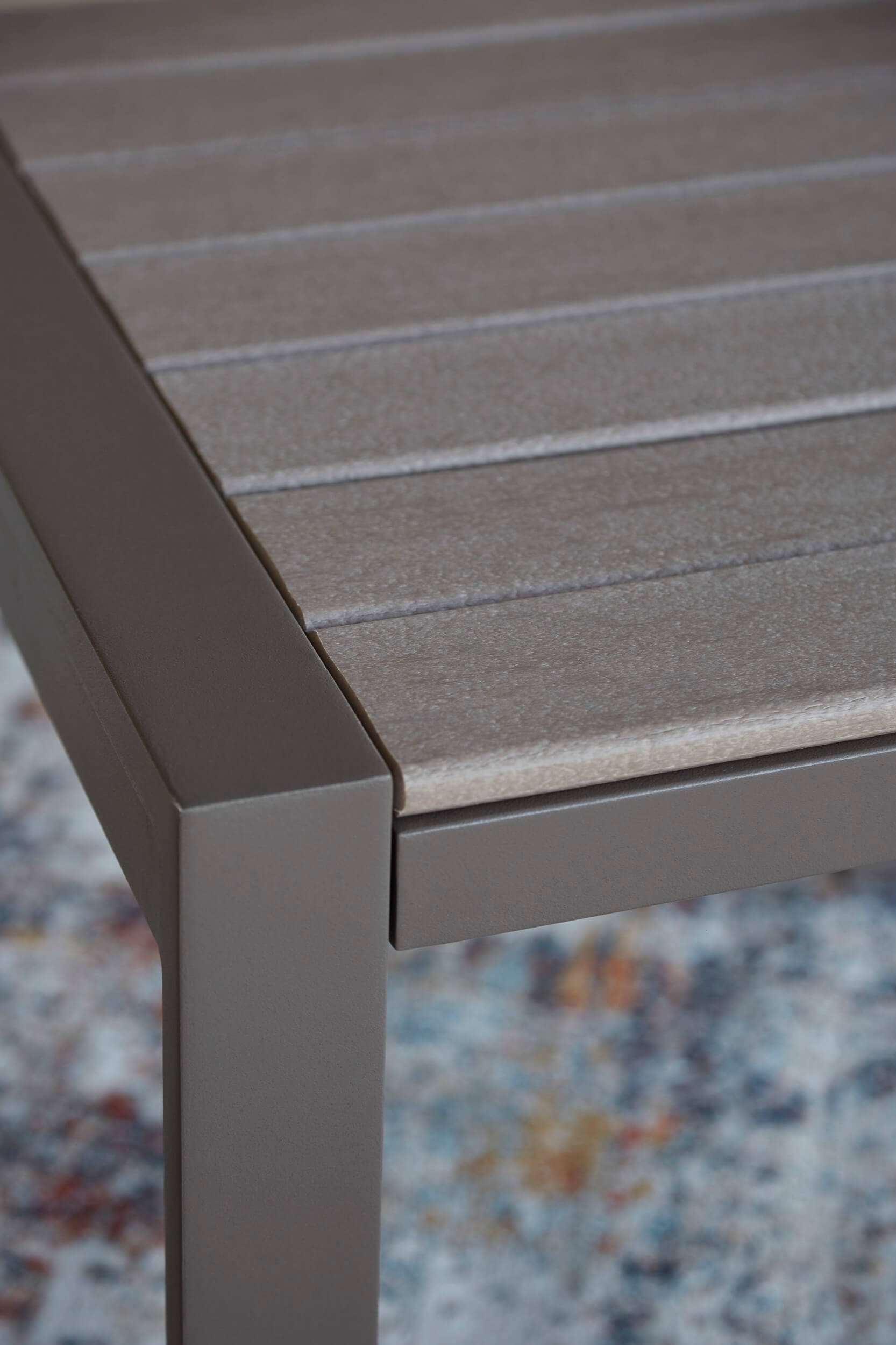 Tropicava Outdoor High-Density Polyethylene Square End Table