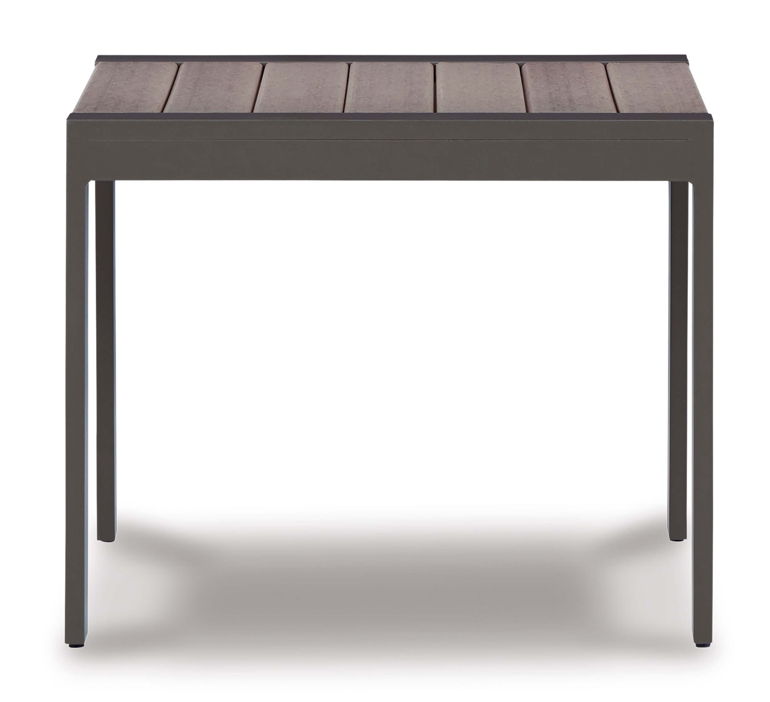 Tropicava Outdoor High-Density Polyethylene Square End Table