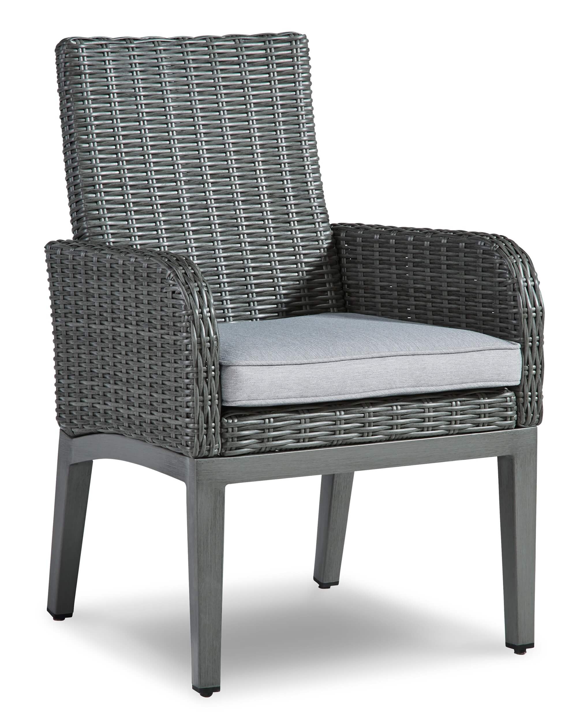Elite Park Outdoor Nuvella Fabric/Resin Wicker Dining Set