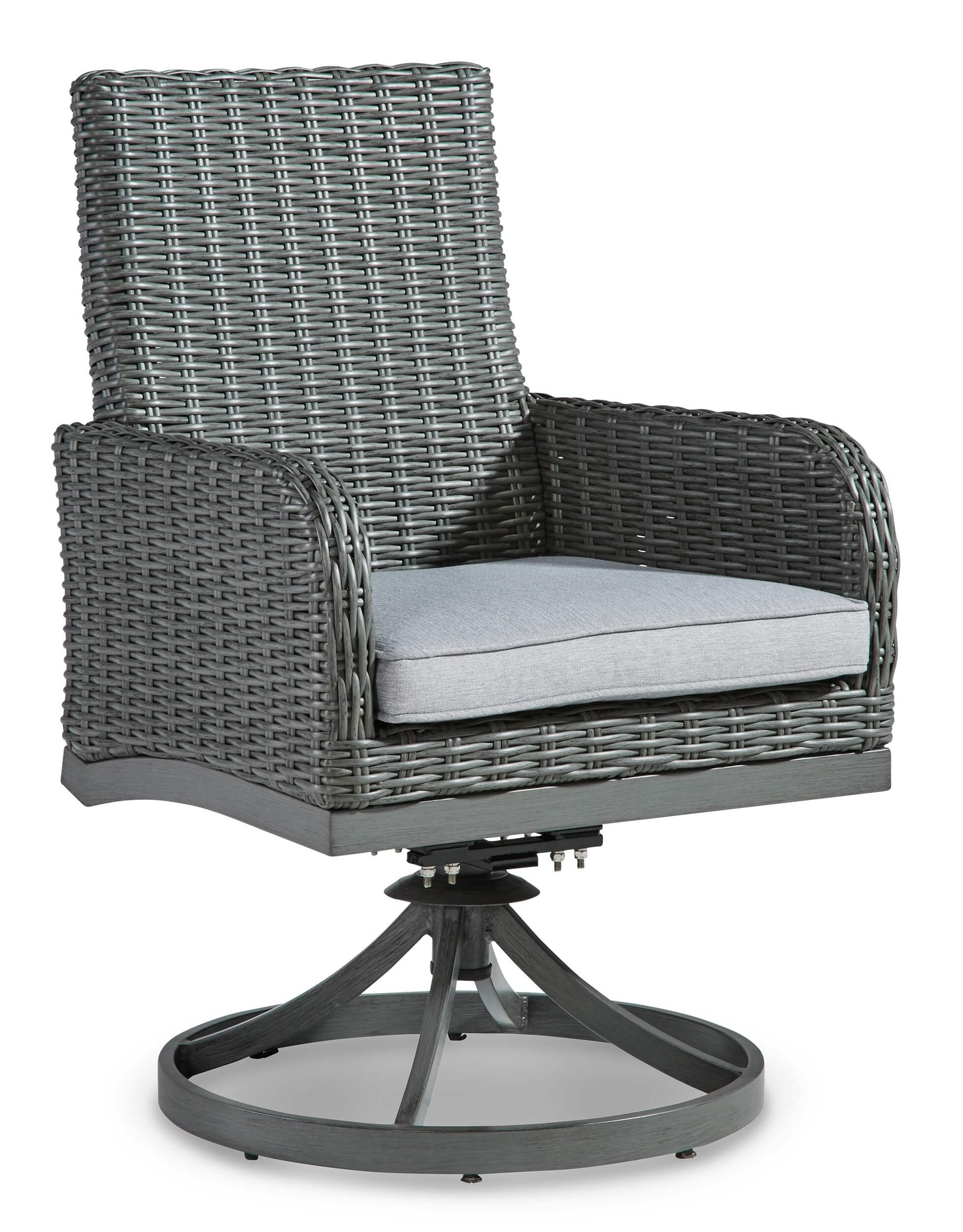 Elite Park Outdoor Nuvella Fabric/Resin Wicker Dining Set