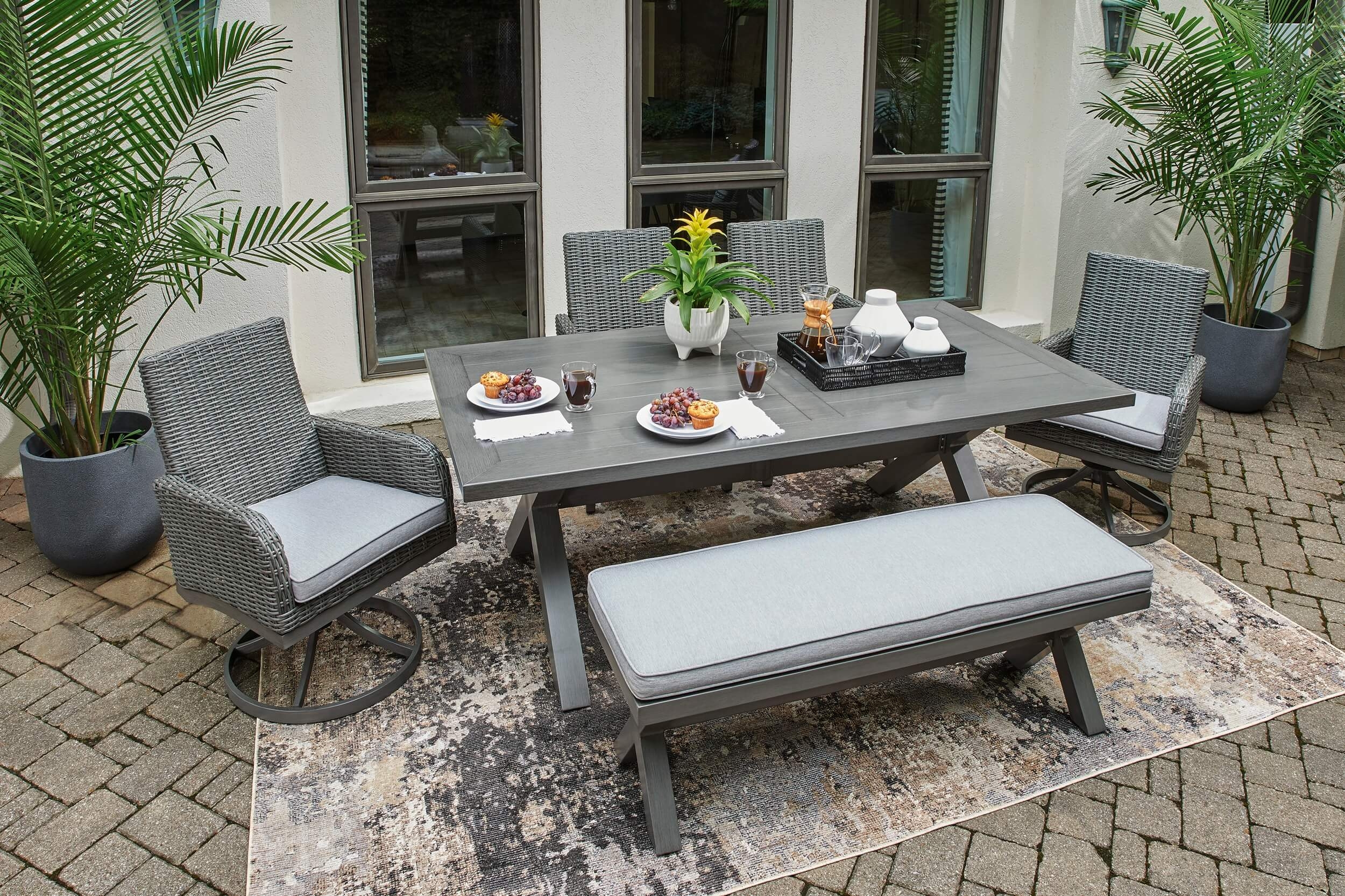 Elite Park Outdoor Aluinum Dining Table