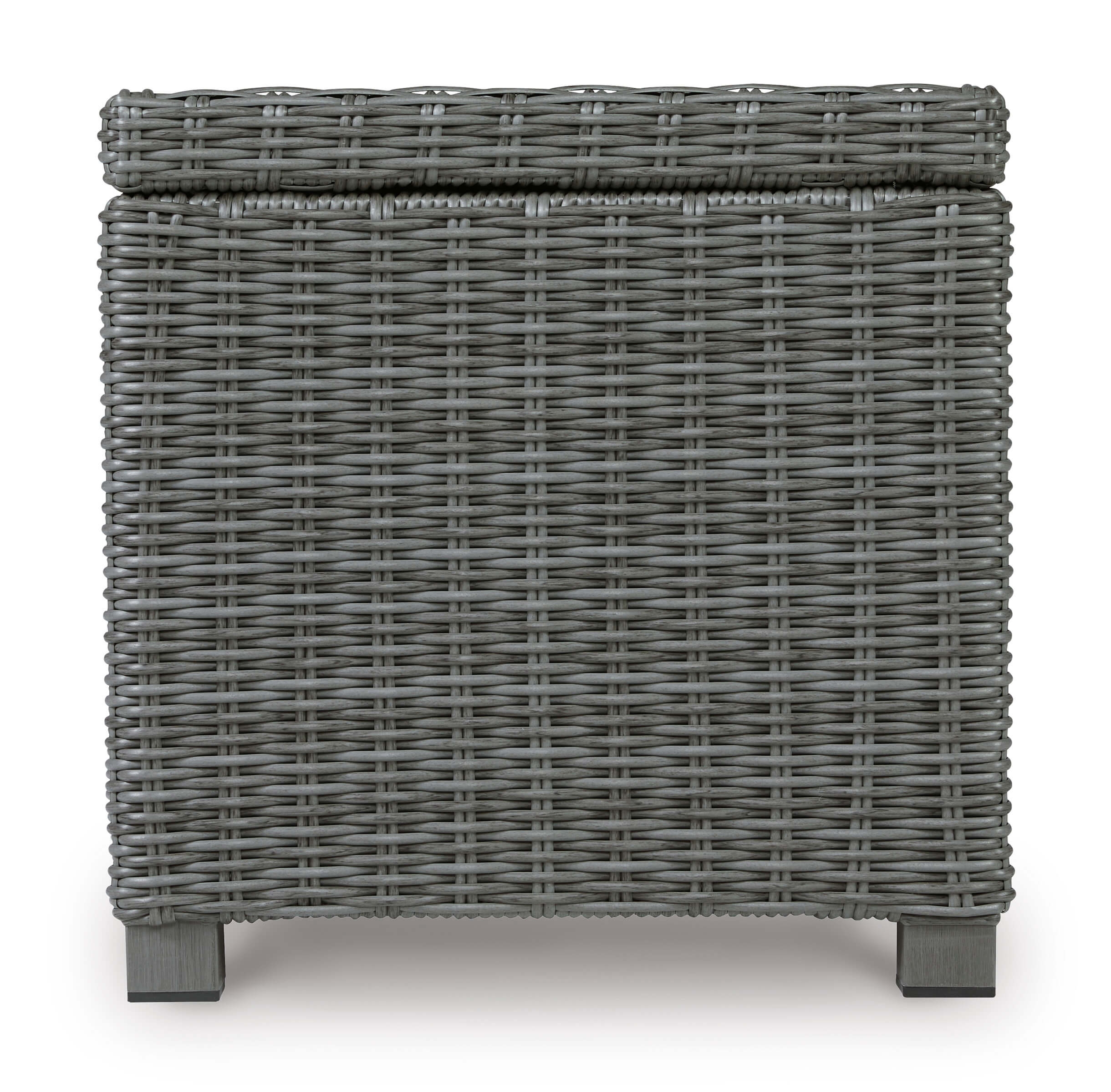 Elite Park Outdoor Rewin Wicker Square End Table