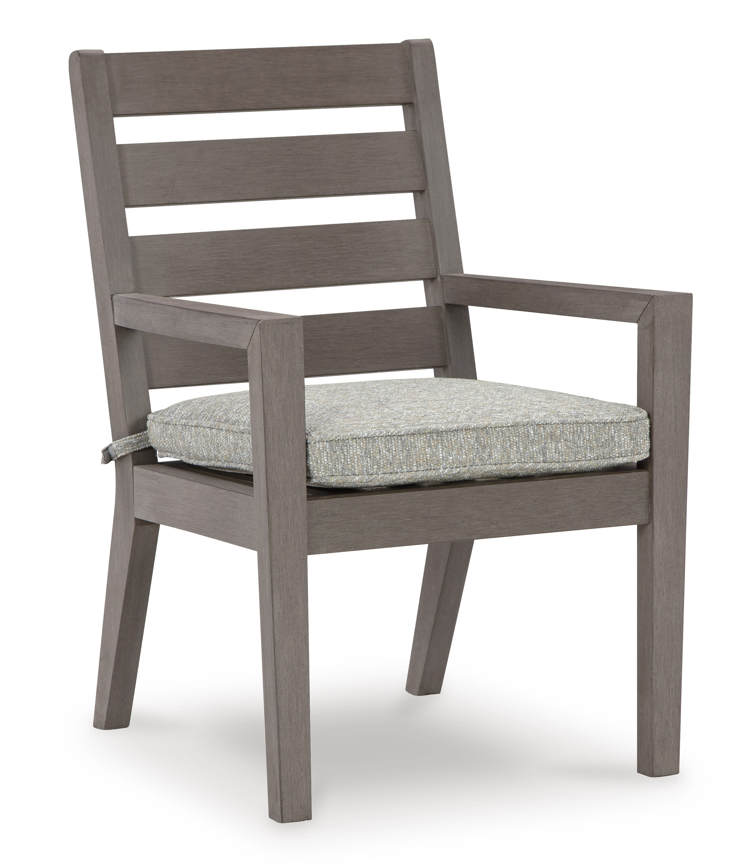 Hillside Barn Outdoor Nuvella Fabirc/Weatherwood Arm Chair, Set of 2