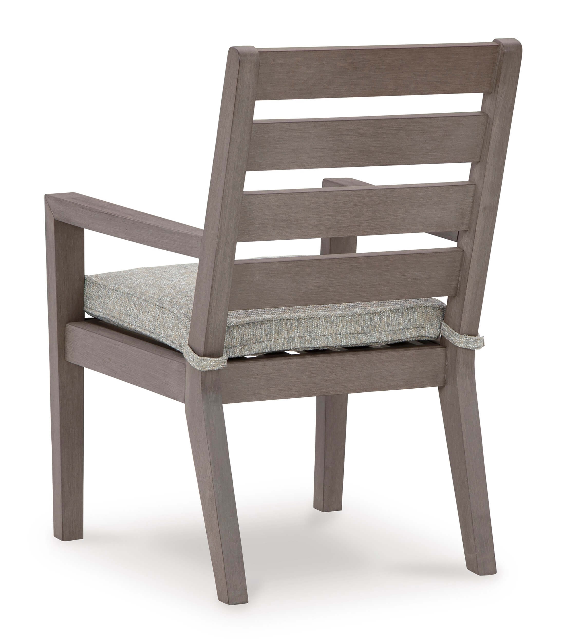 Hillside Barn Outdoor Nuvella Fabirc/Weatherwood Arm Chair, Set of 2