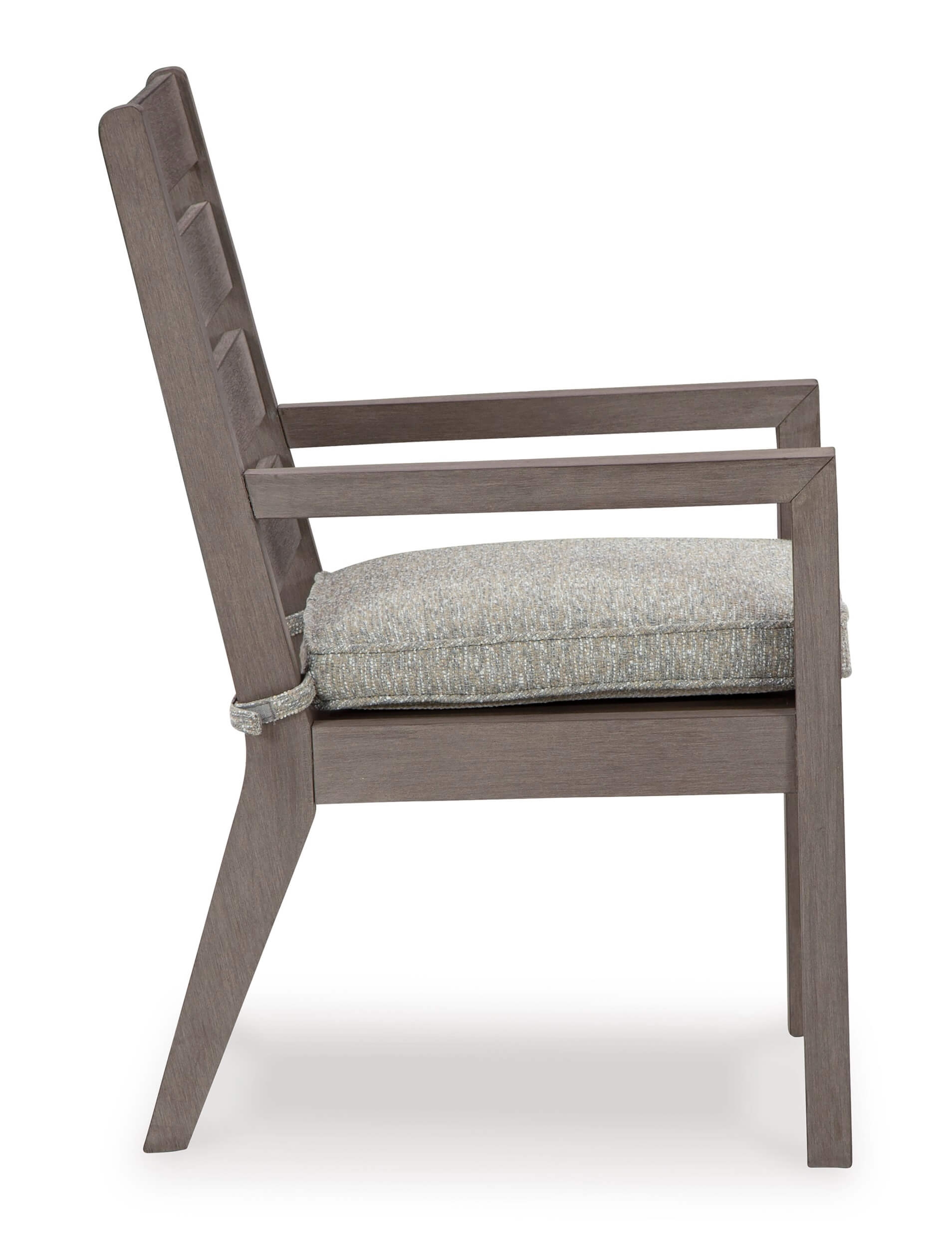 Hillside Barn Outdoor Nuvella Fabirc/Weatherwood Arm Chair, Set of 2