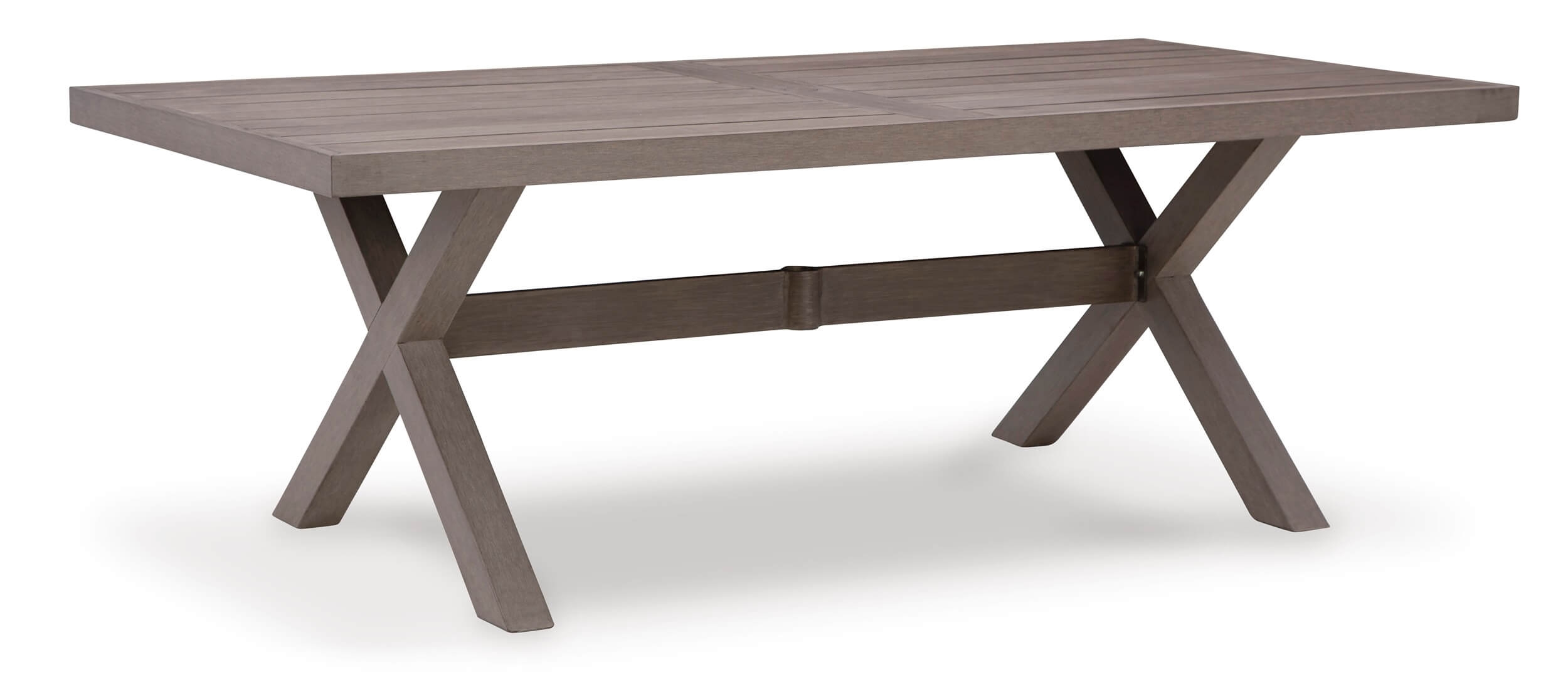 Hillside Barn Outdoor Nuvella Fabric/Weatherwood Dining Set