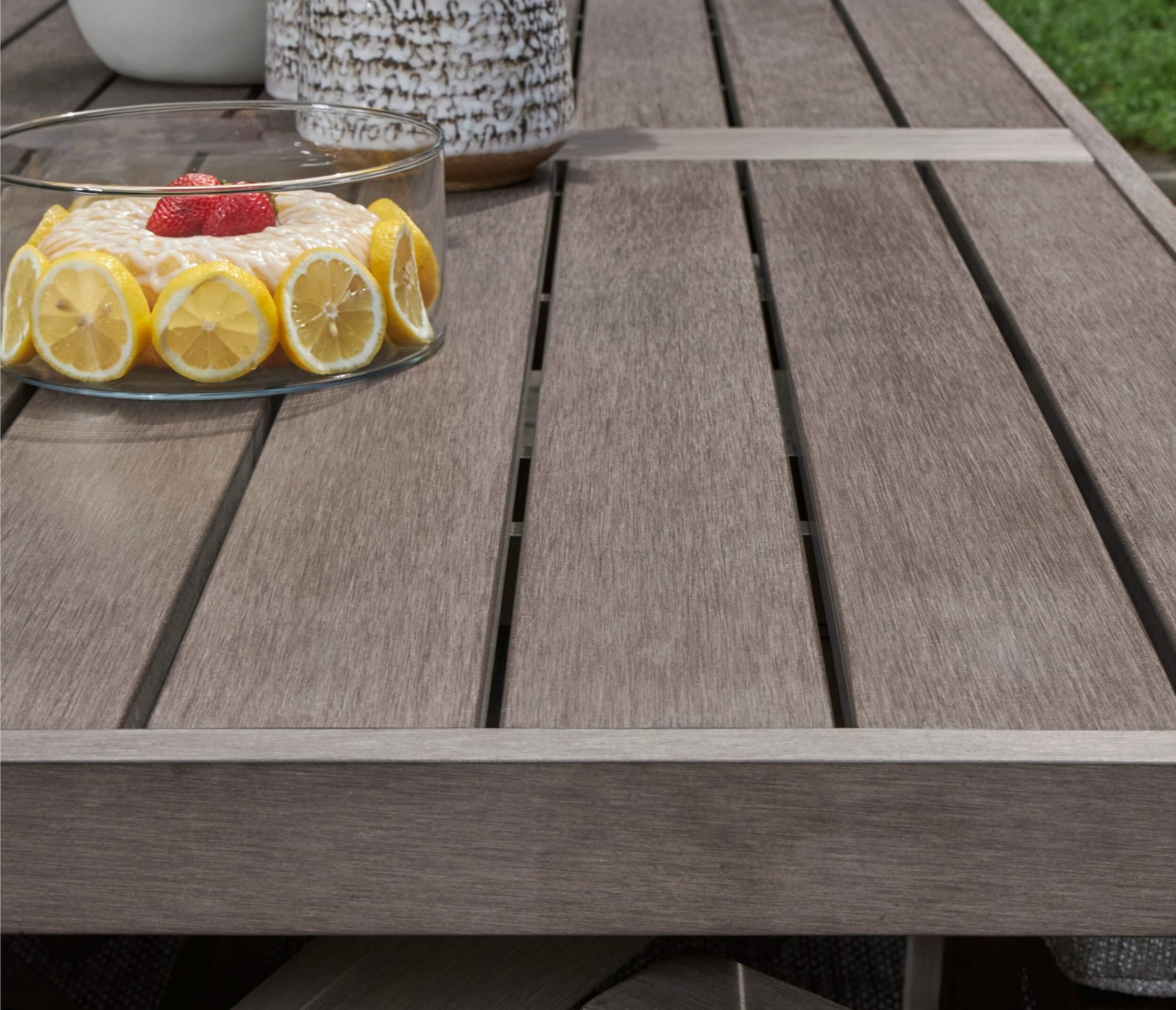 Hillside Barn Outdoor Weatherwood Rectangular Dining Table