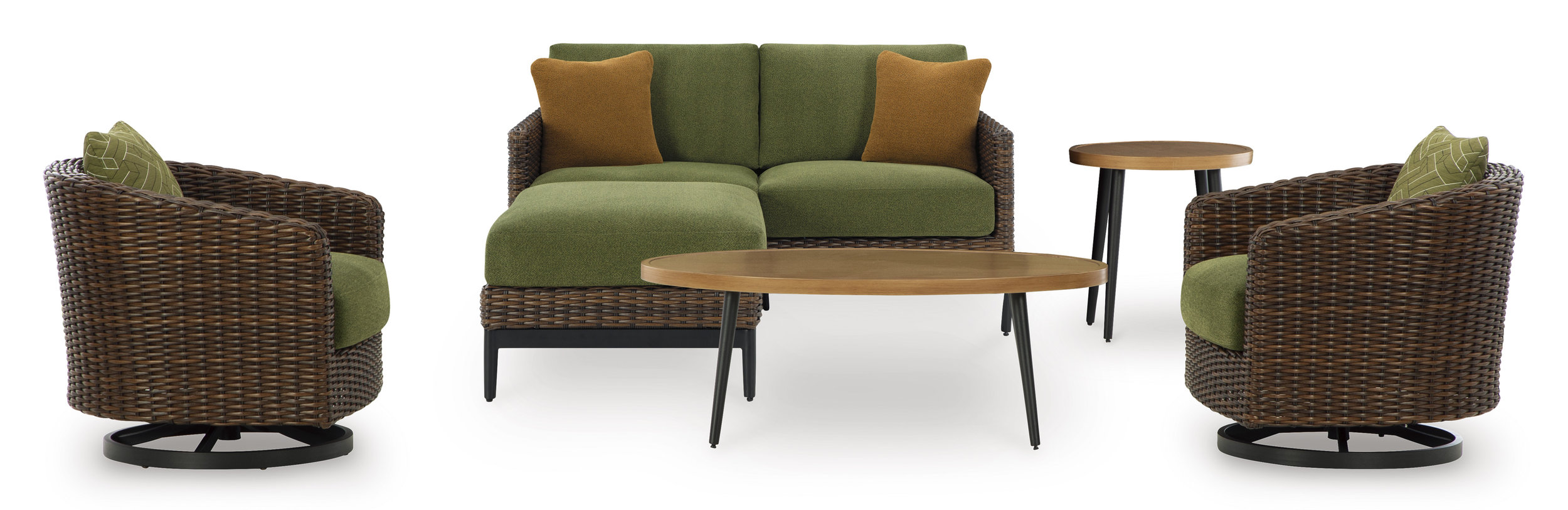 Horizon Hall Resin Wicker/Aluminum Patio Set