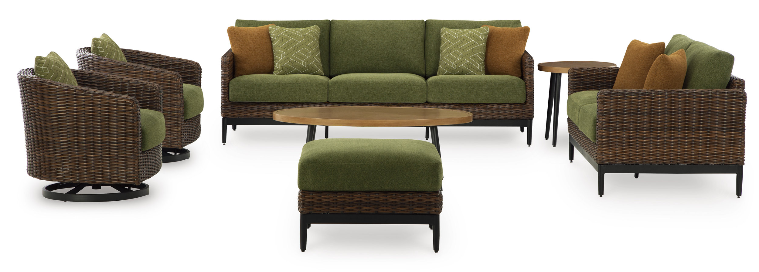 Horizon Hall Resin Wicker/Aluminum Patio Set