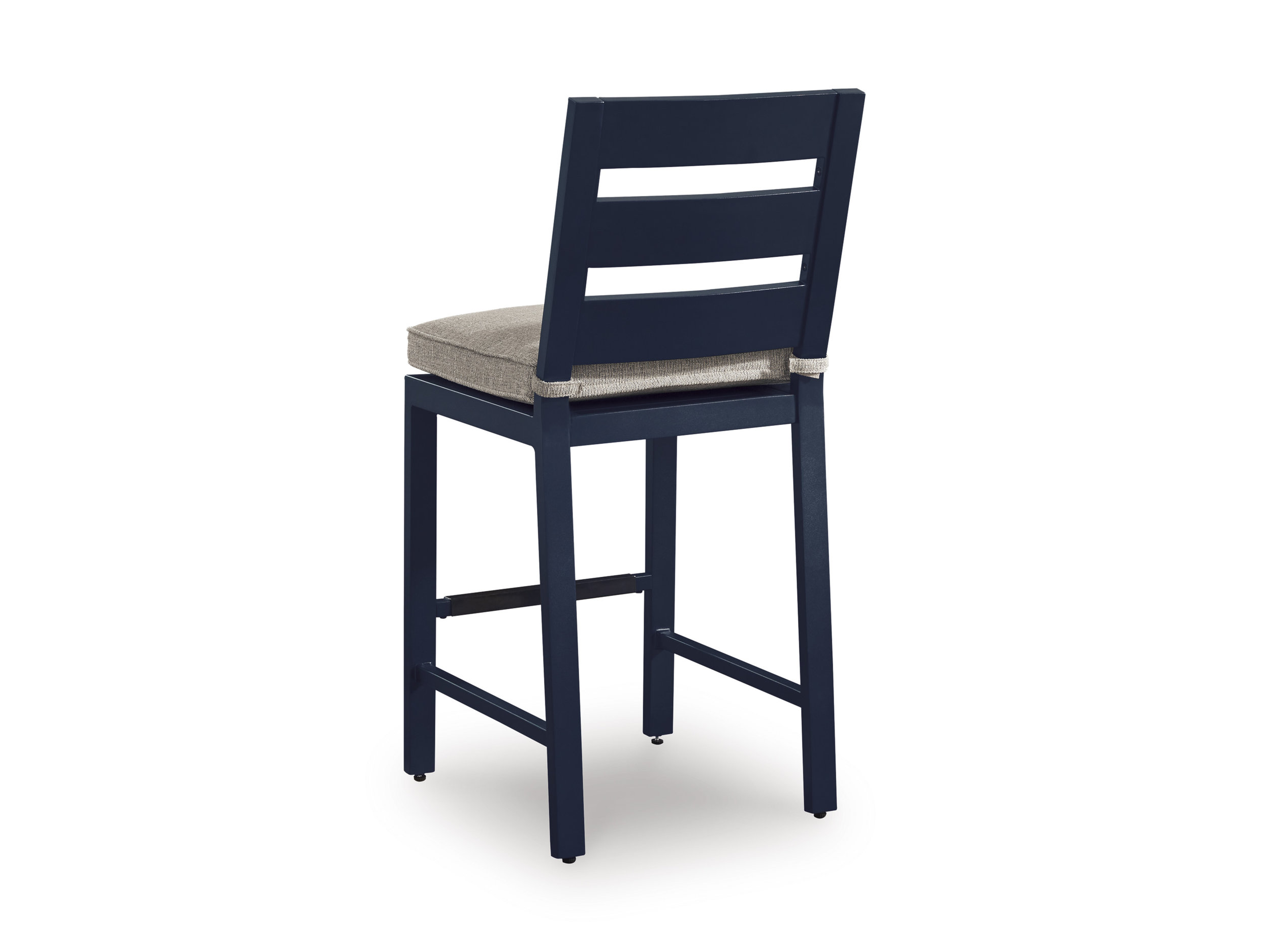 East Beach Aluminum/Polyethylene/Fabric Barstool