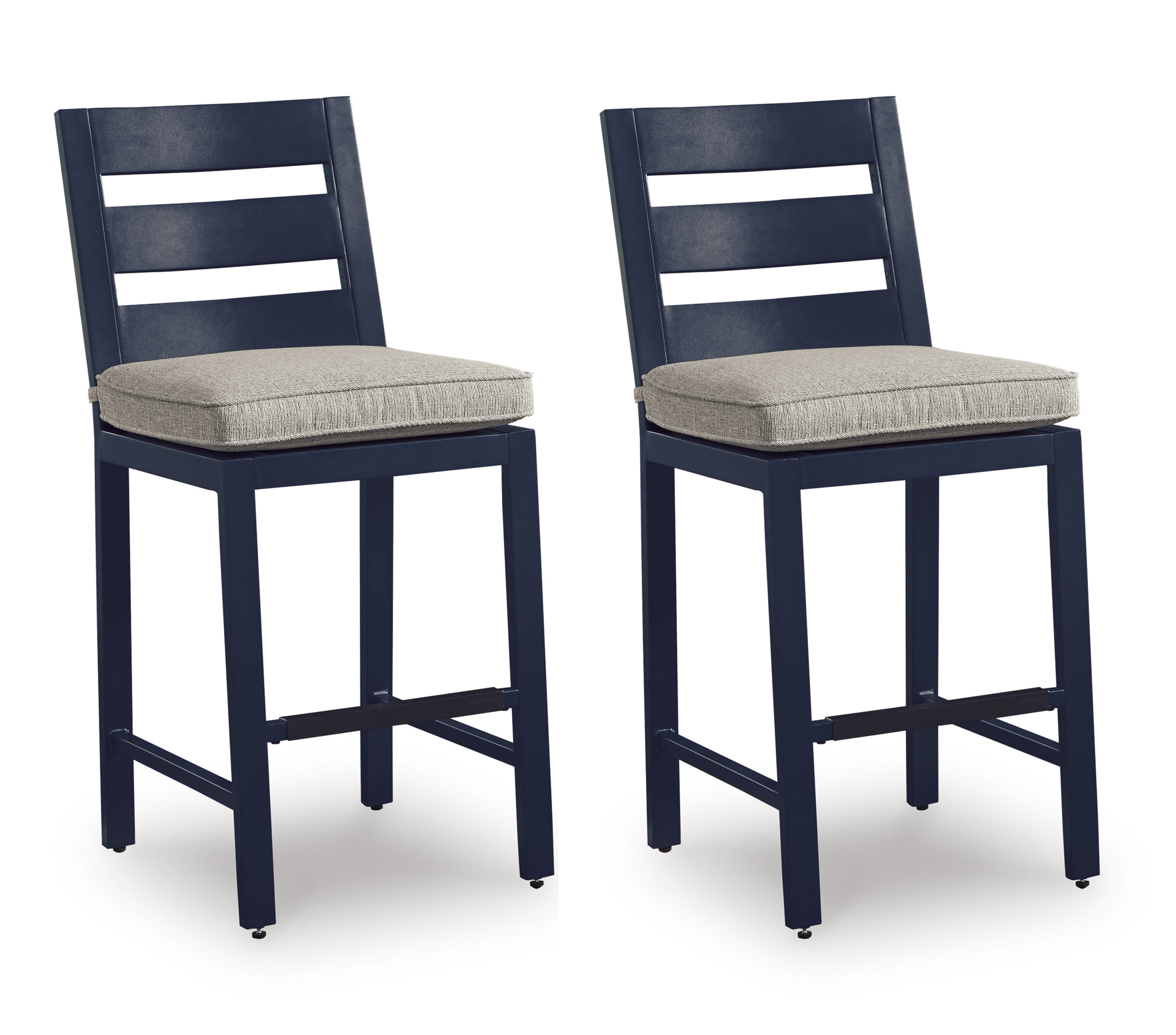 East Beach Aluminum/Polyethylene/Fabric Barstool