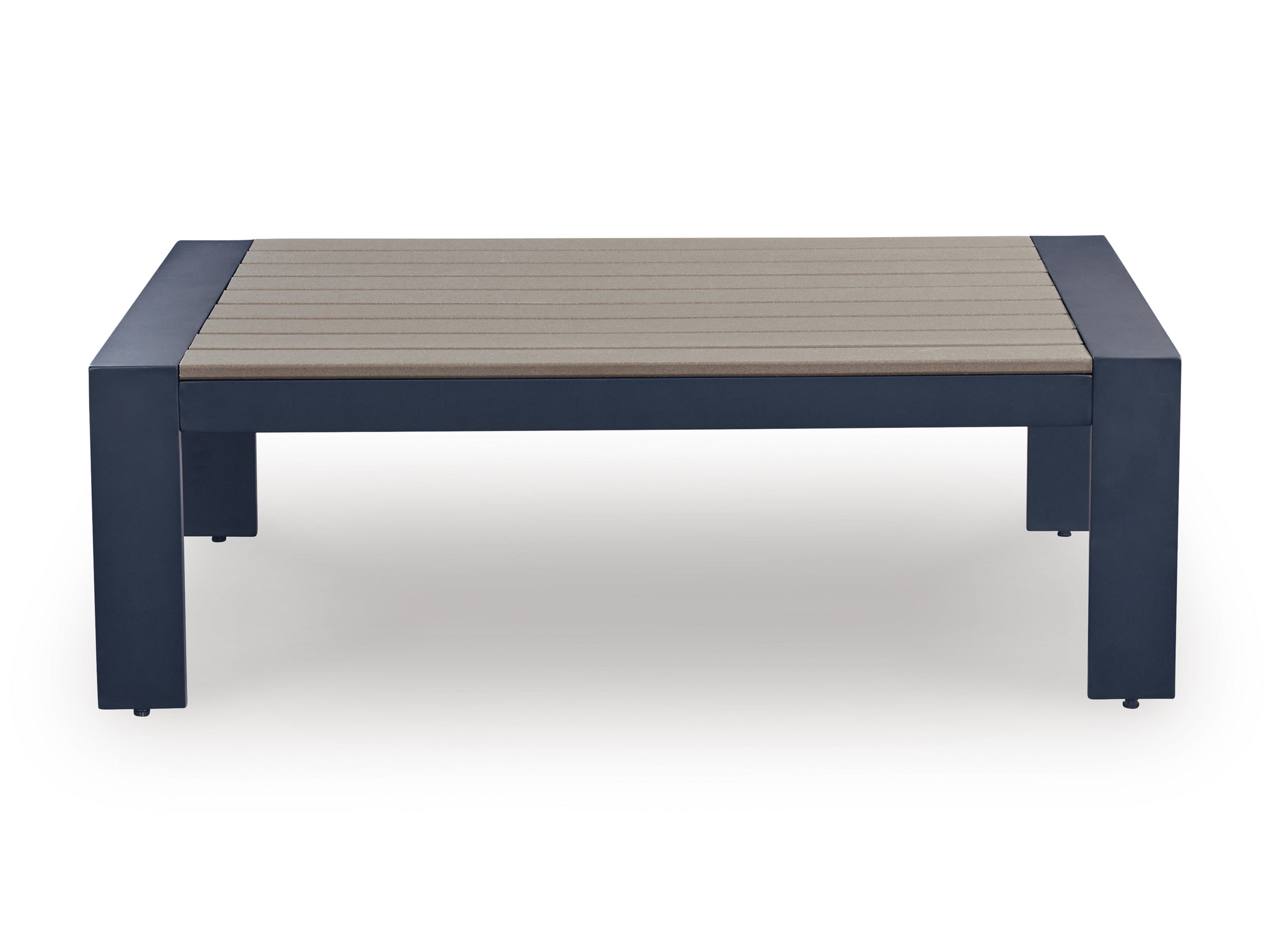 East Beach Rectangular Aluminum/Polyethylene Cocktail Table