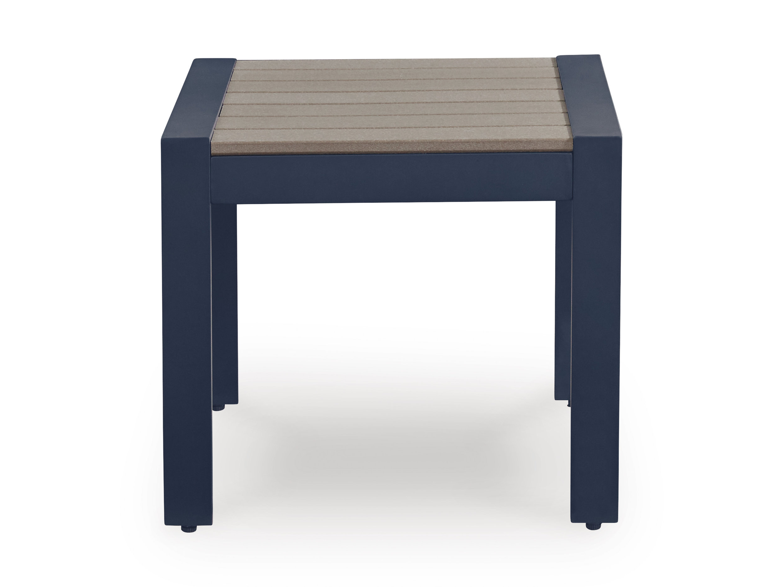 East Beach Rectangular Aluminum/Polyethylene End Table