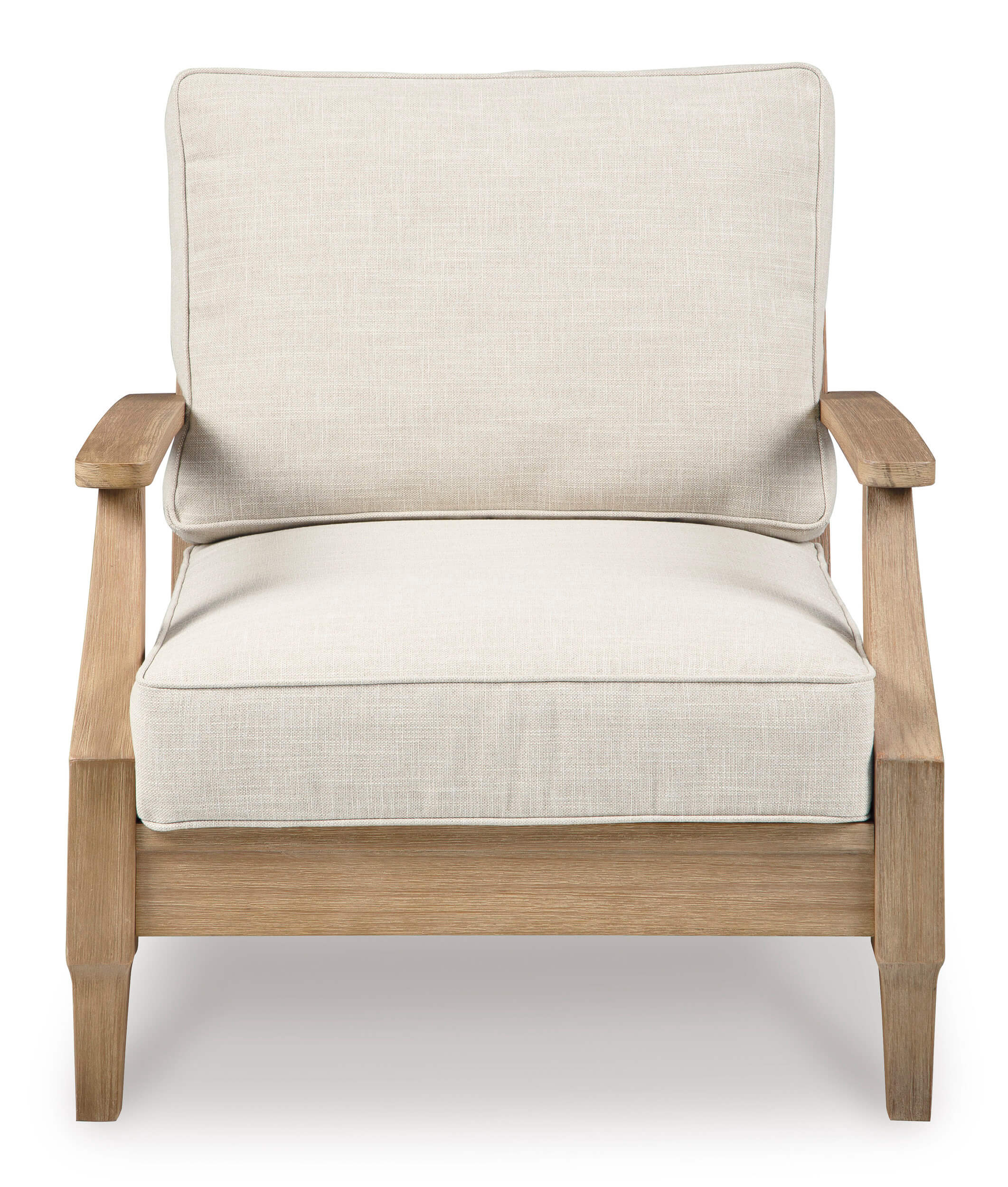 Carter Hall Polyester/Wood Outdoor Lounge Chair with Cushion