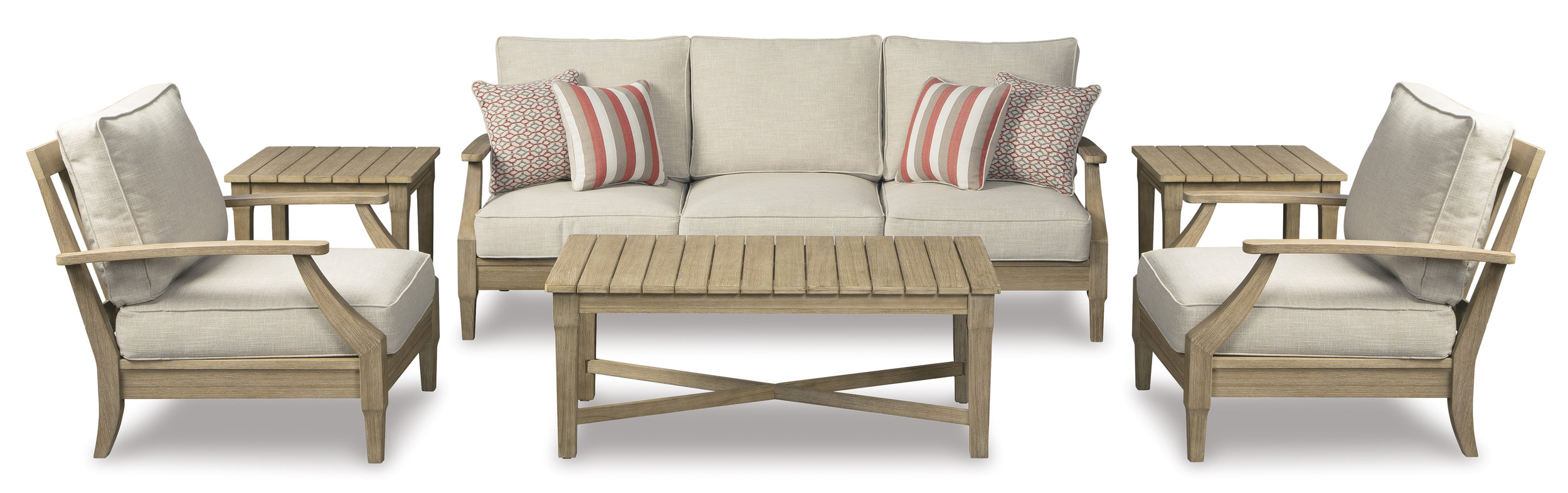 Carter Hall Polyester/Wood Patio Set