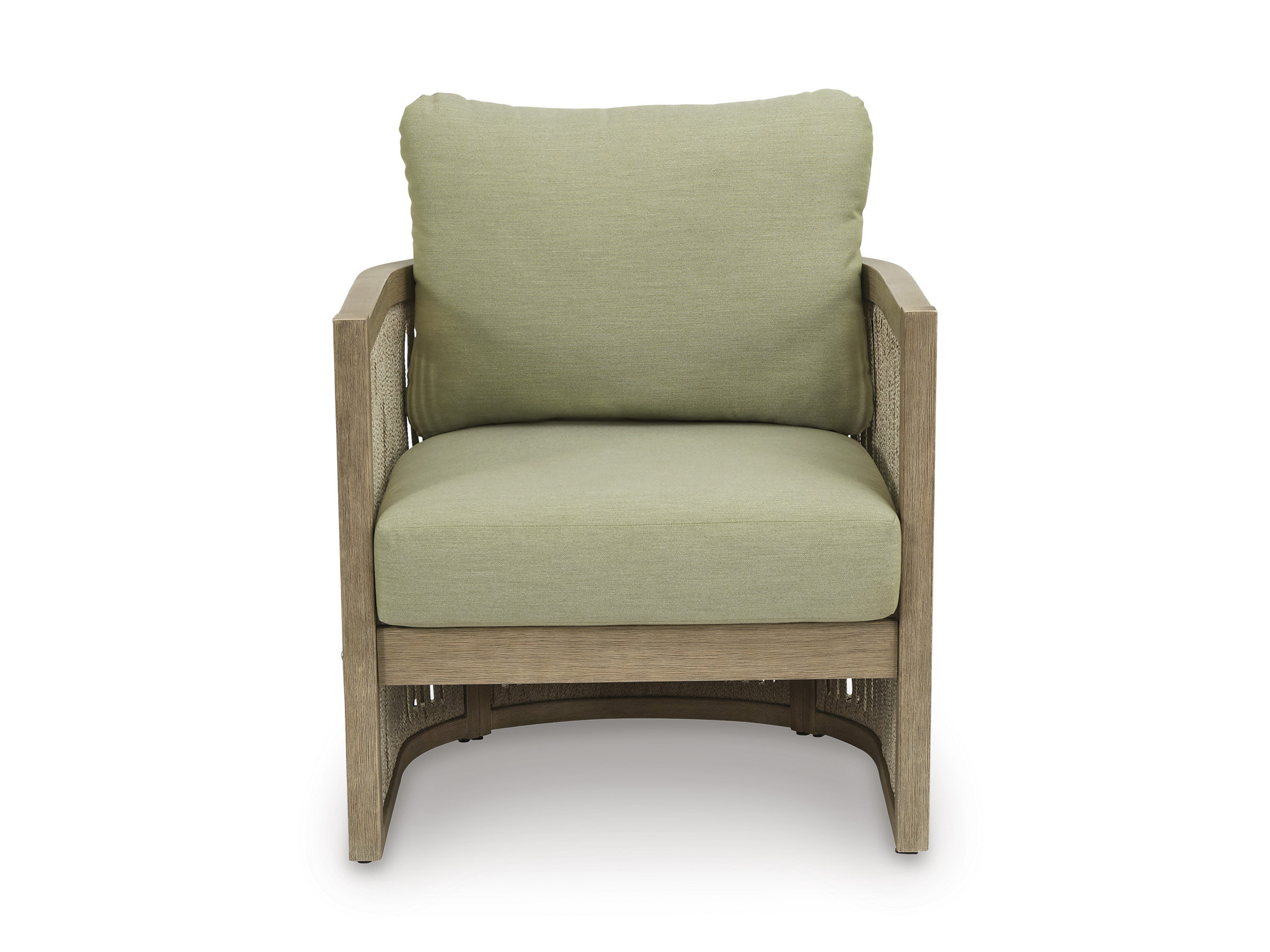 Serena Shores 2-Piece Wood/Polyester Lounge Chair with Cushion