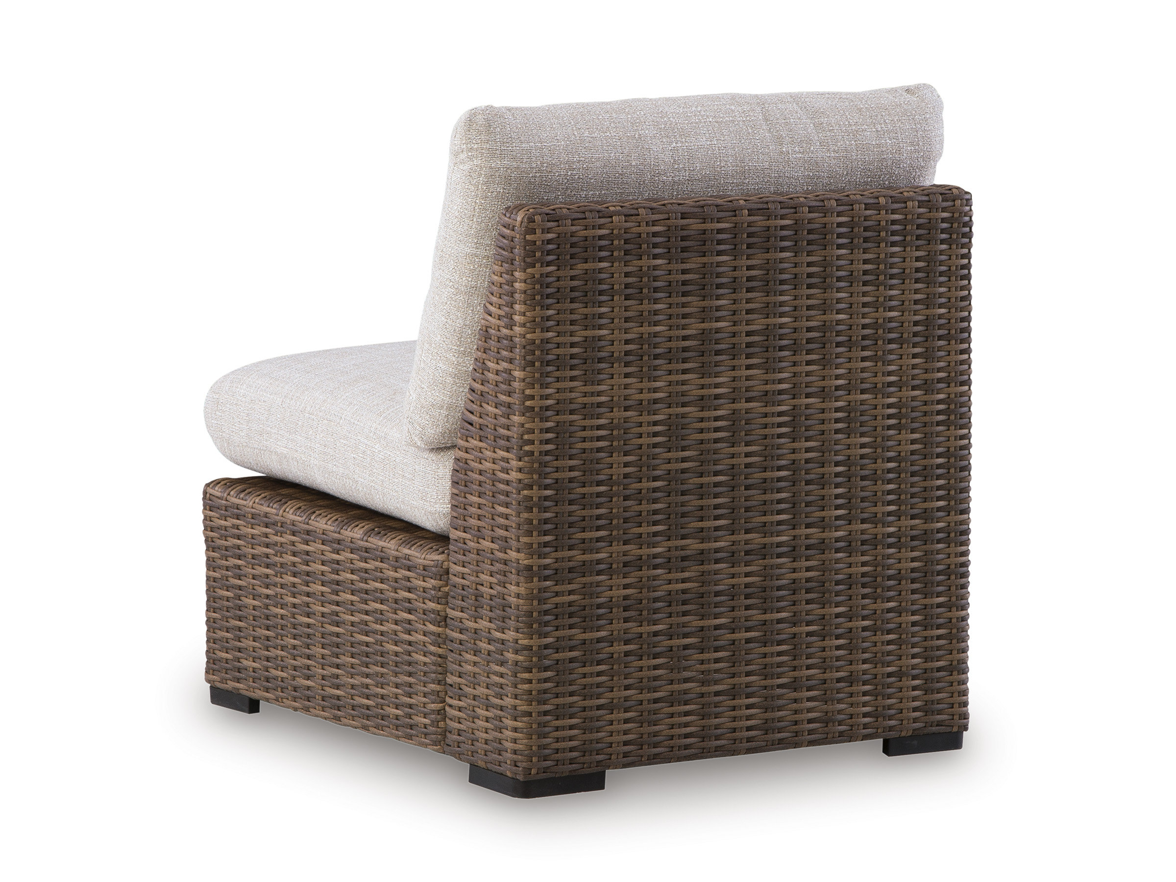 Dolan Creek L-Shaped Resin Wicker 4-Piece Outdoor Sectional
