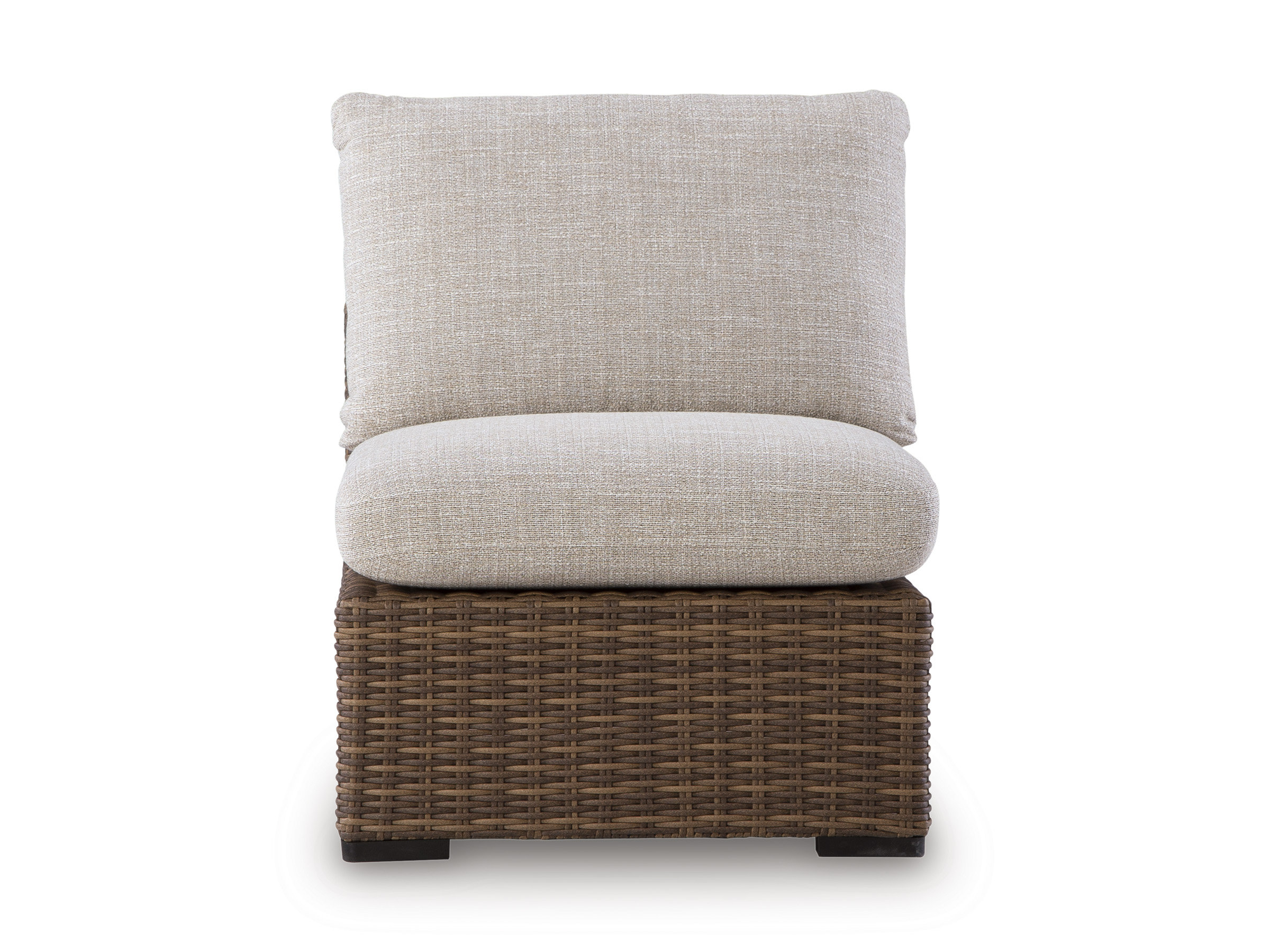 Dolan Creek L-Shaped Resin Wicker 4-Piece Outdoor Sectional