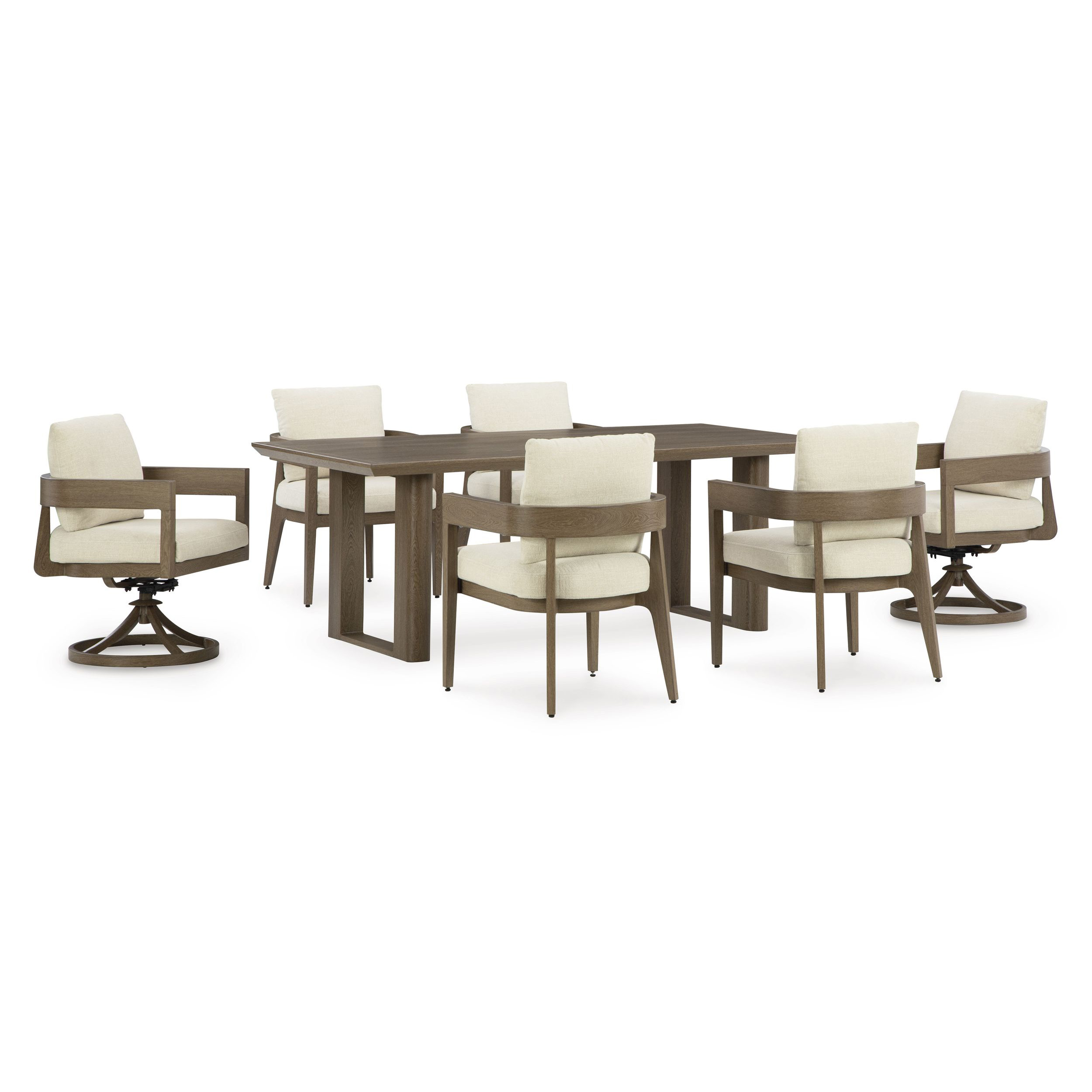 Serene Bay Aluminum Rectangular Dining Table
