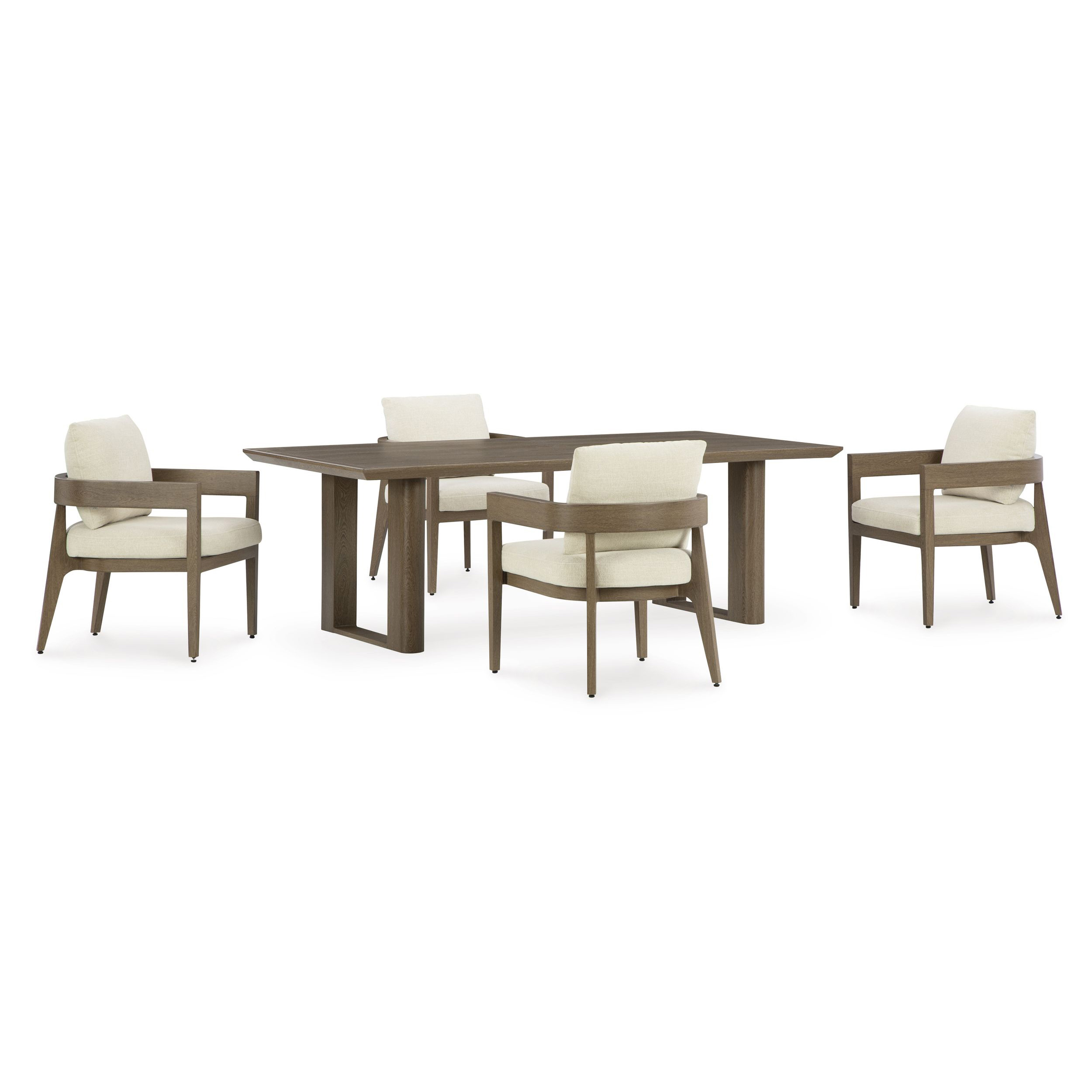 Serene Bay Aluminum Rectangular Dining Table