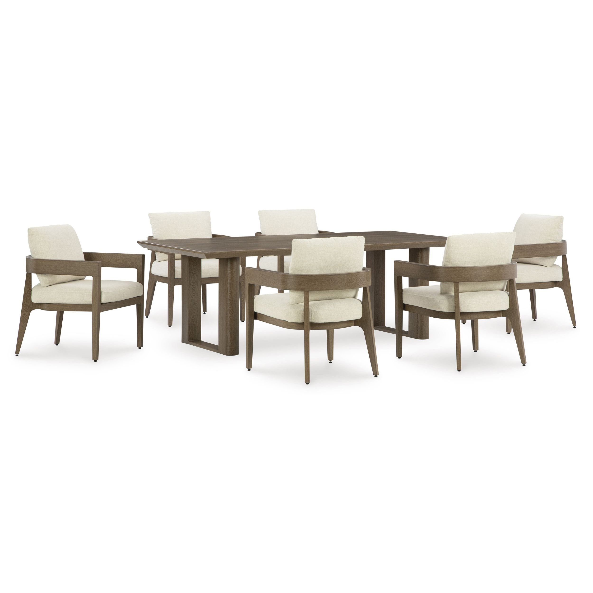 Serene Bay Aluminum Rectangular Dining Table