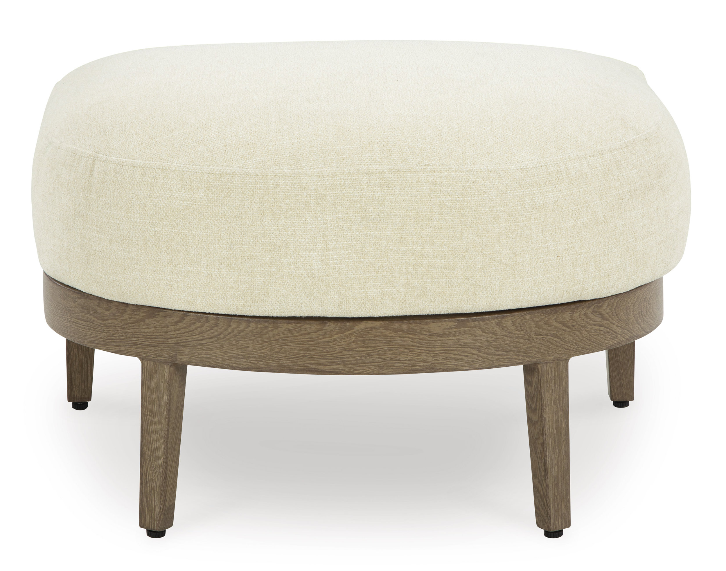 Serene Bay Aluminum/Polyester Ottoman with Cushion