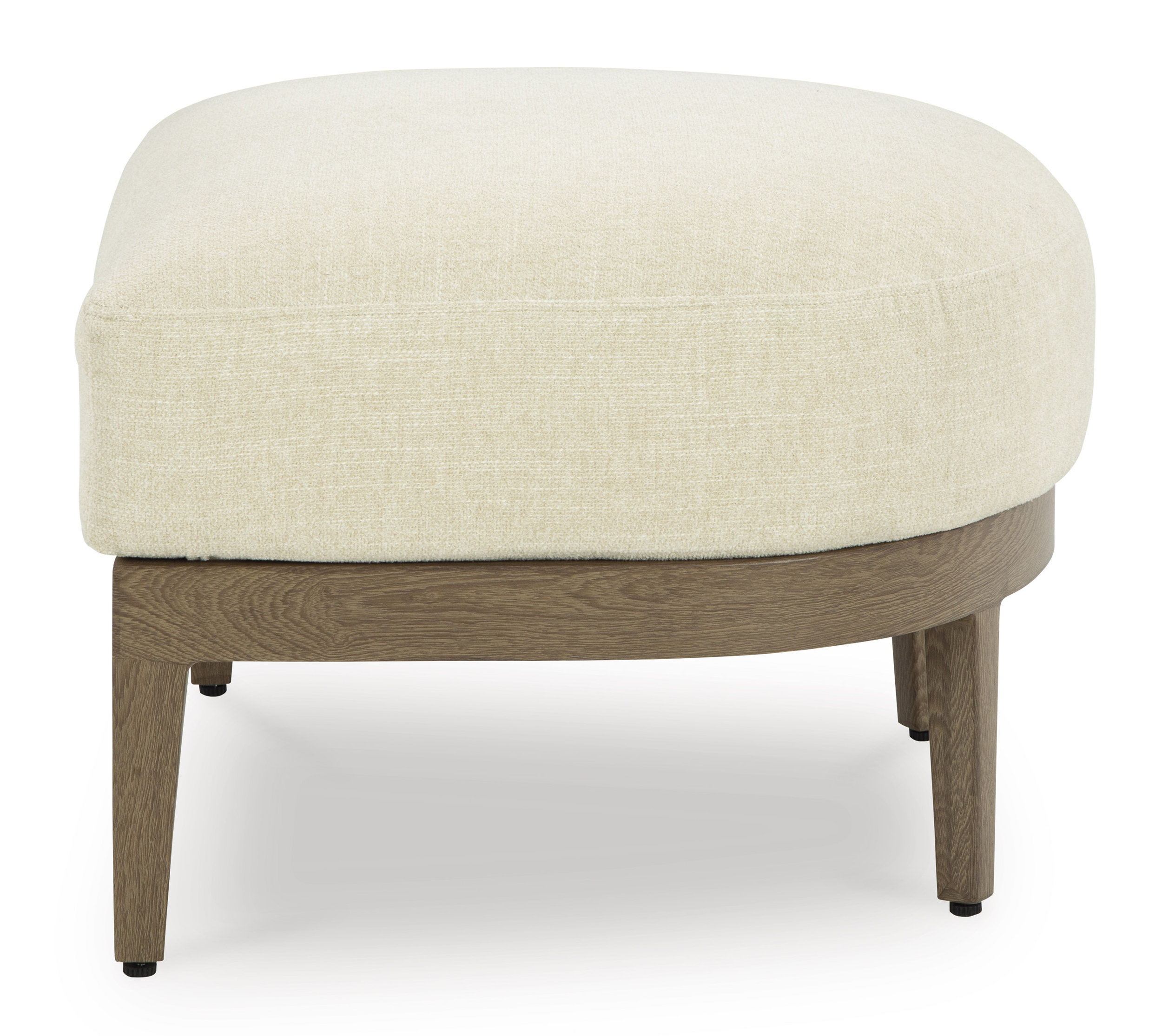 Serene Bay Aluminum/Polyester Ottoman with Cushion
