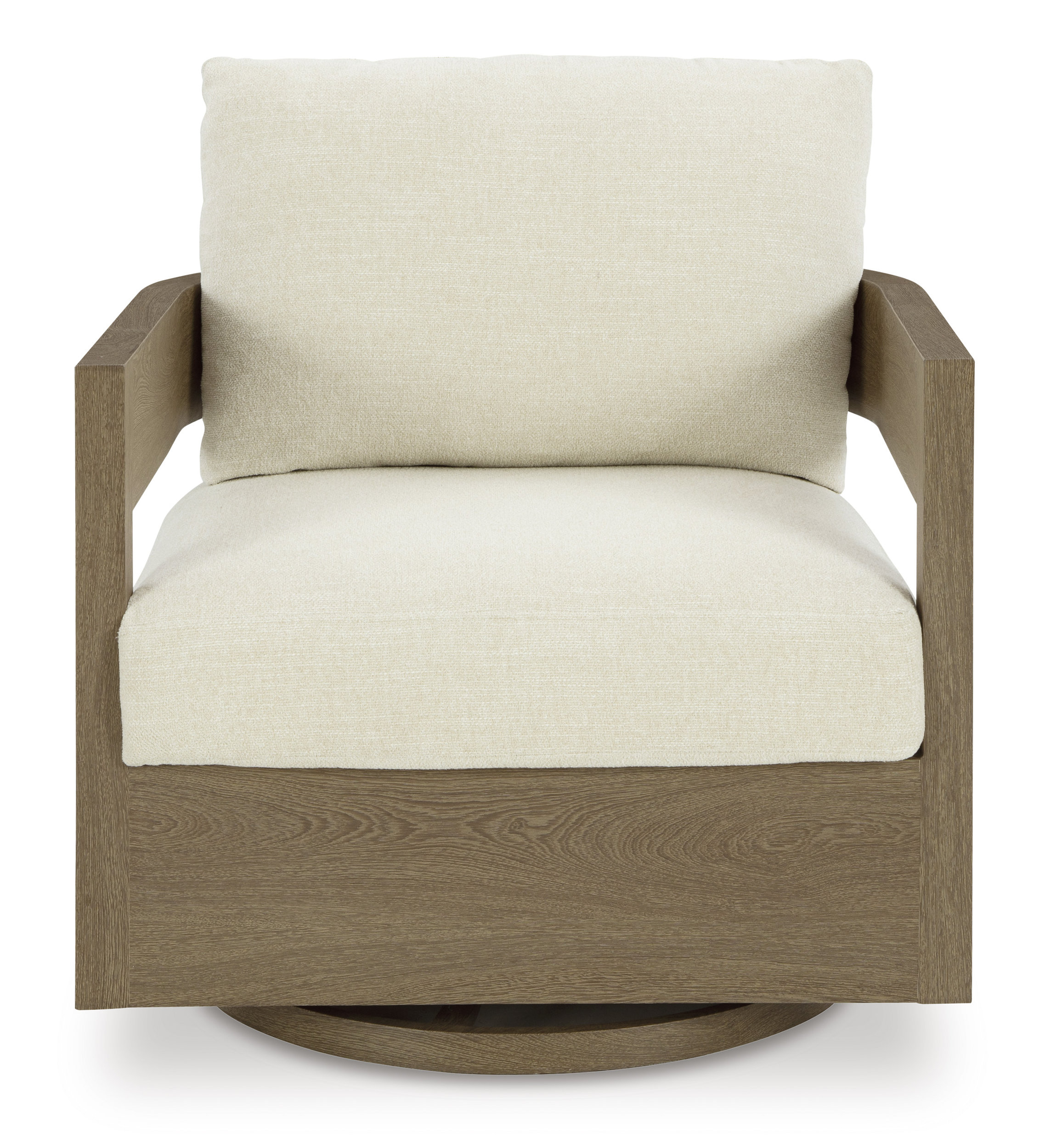Serene Bay Aluminum/Polyester Swivel Glider Chair with Cushion