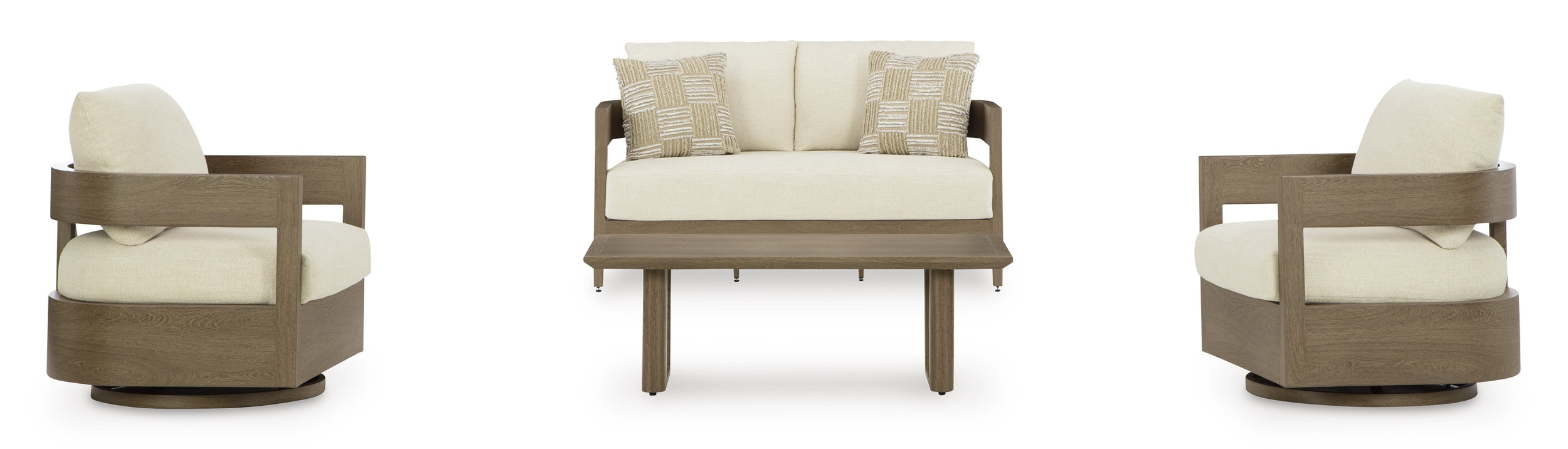 Serene Bay Aluminum/Polyester Patio Set